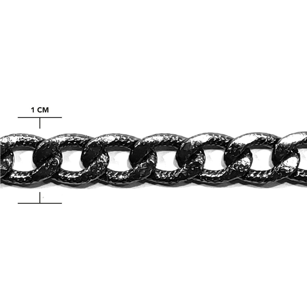 catena-a-metratura-maglia-larga-e-piatta-nero