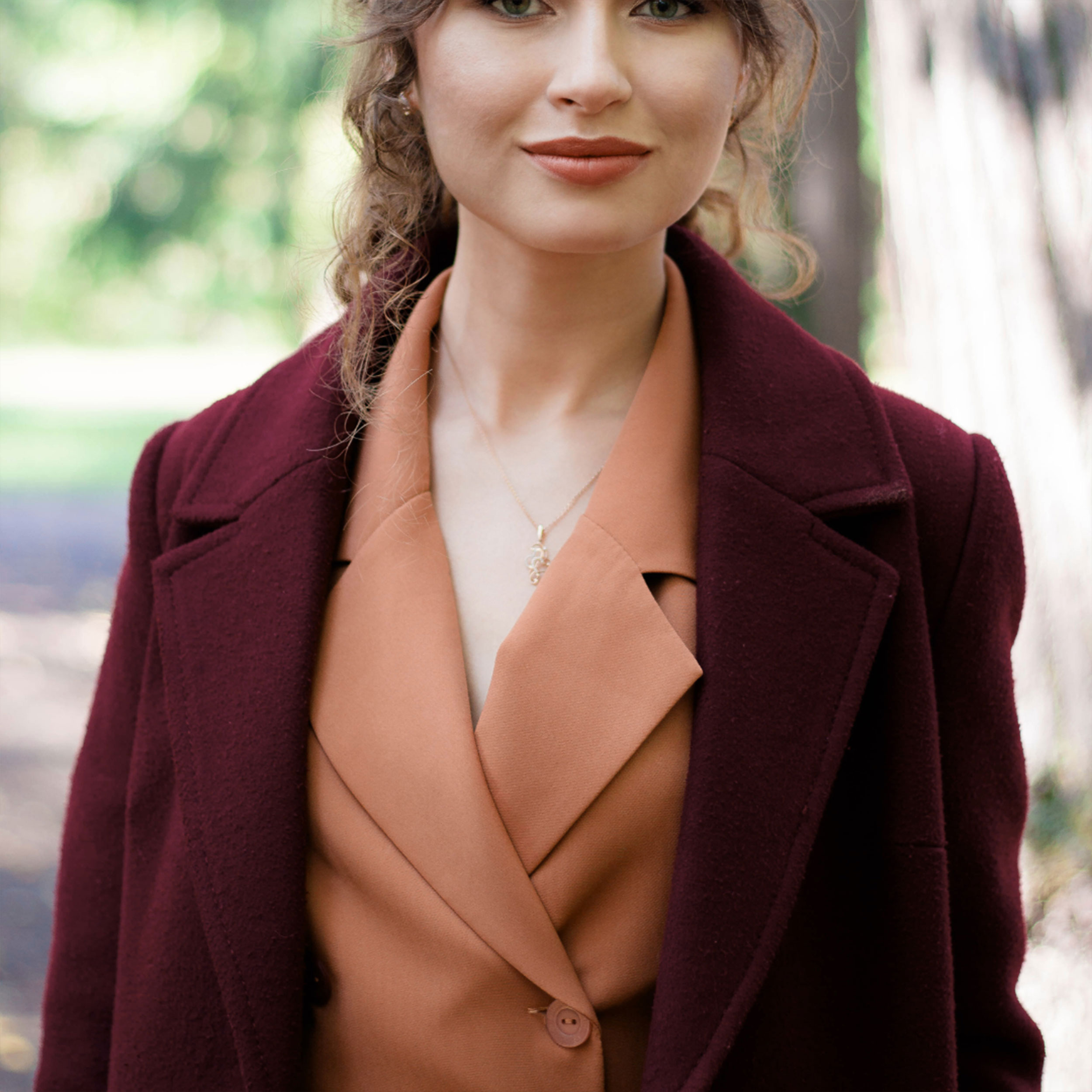 Cappotto Stretch Invernale Bordeaux Tinta Unita