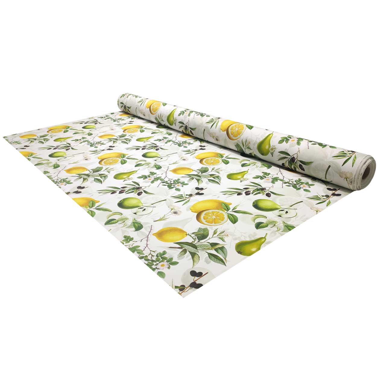 Tessuto Cotone per Arredo Limoni e Pere