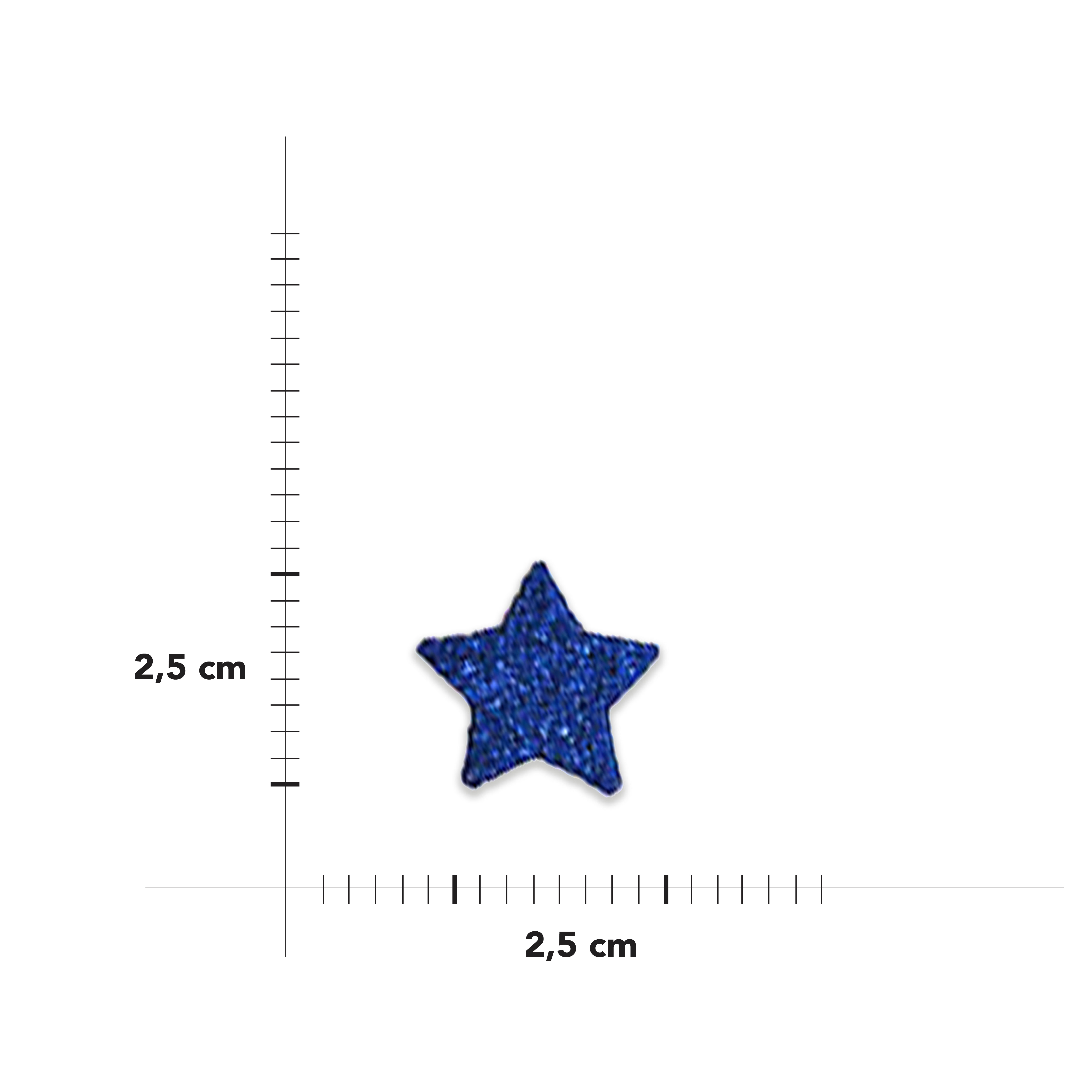 Applicazione Termoadesiva Stella Glitter Image