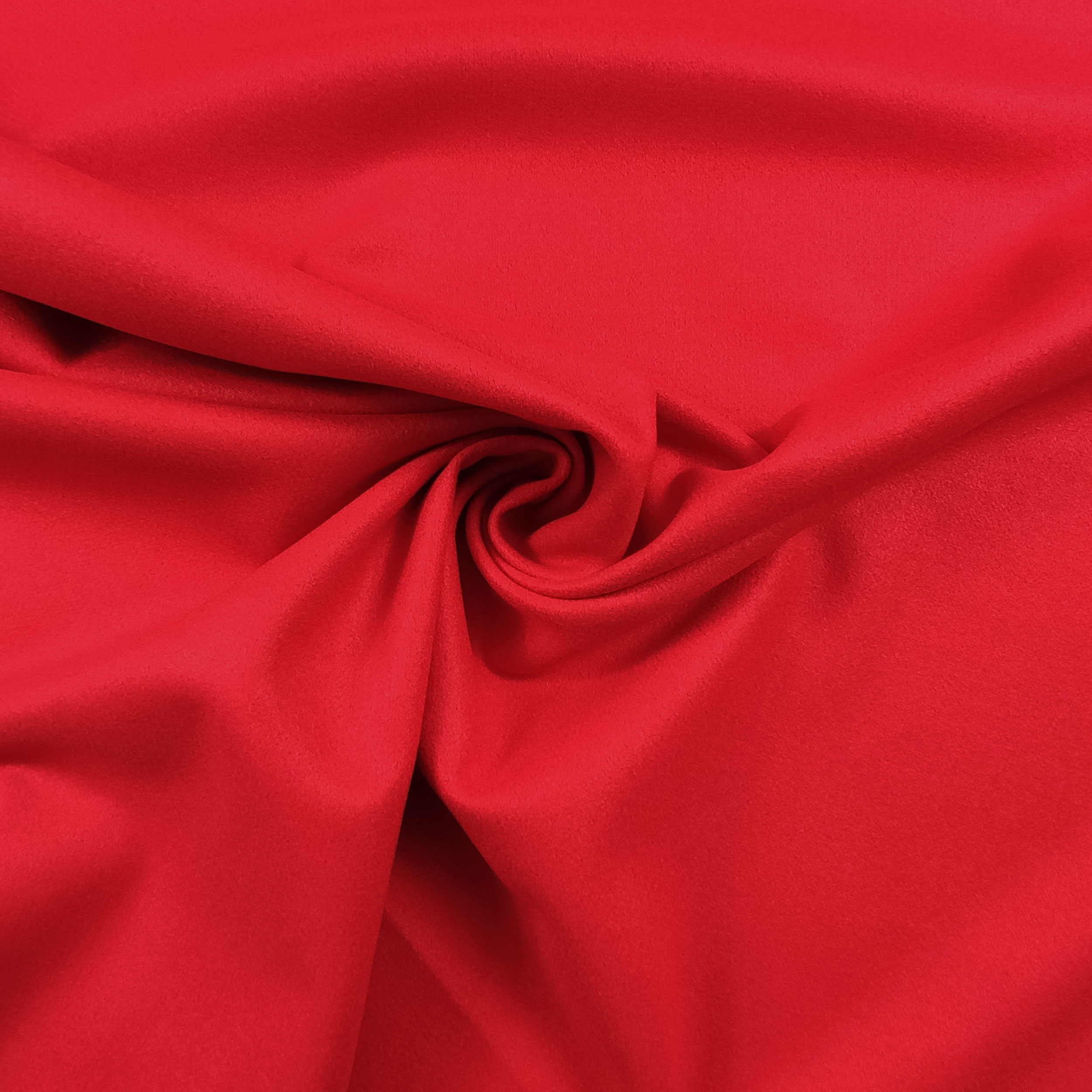 Cappotto Invernale Misto Lana Rosso