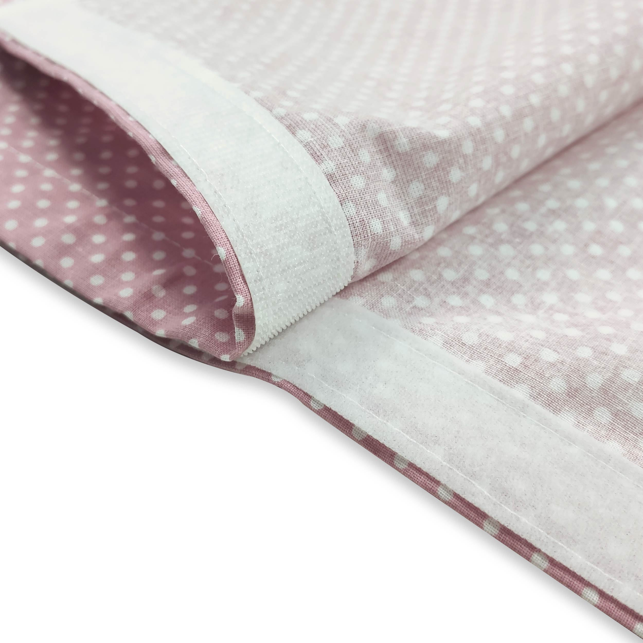 Sacco Nanna Estivo con Pois Sfondo Rosa Antico