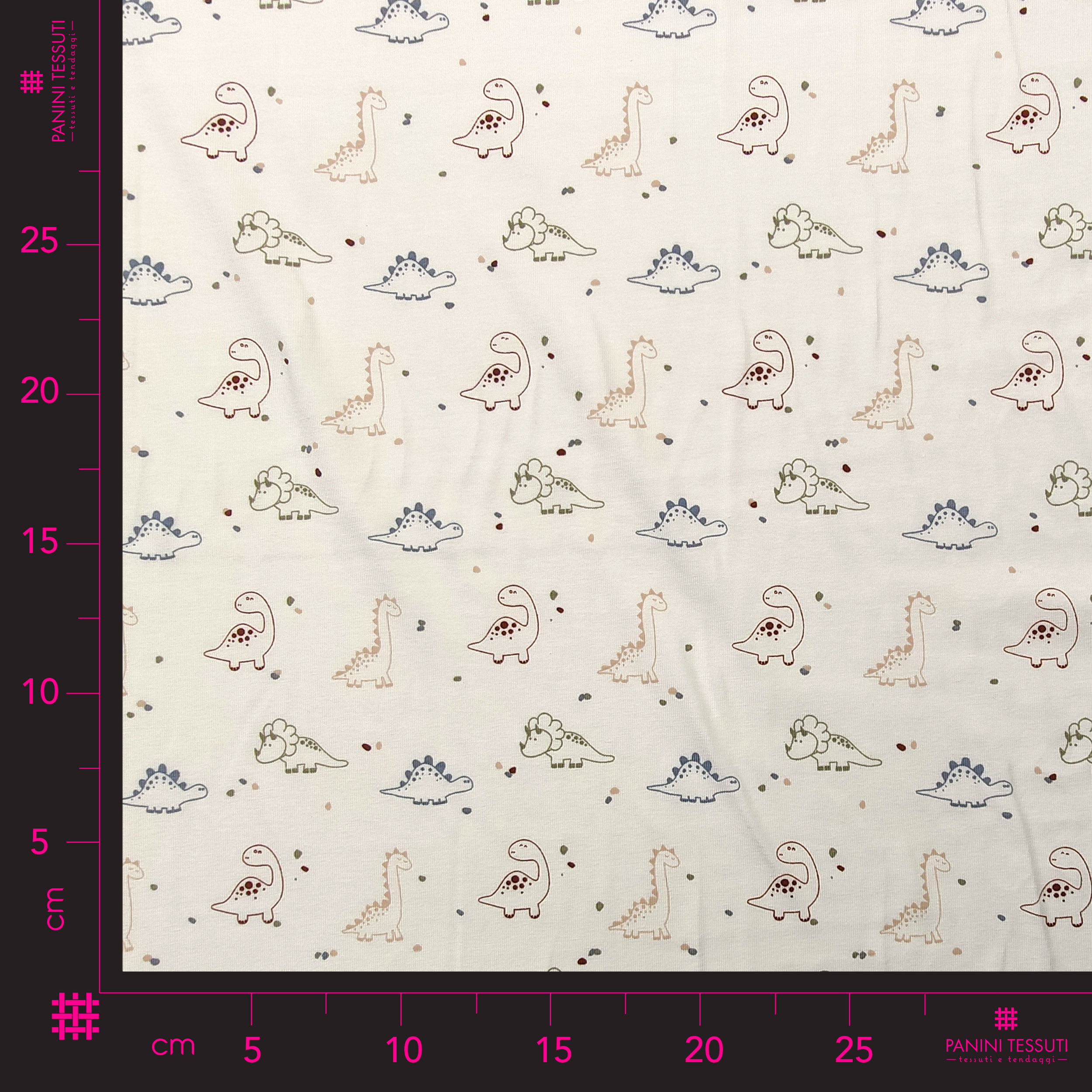 Tessuto Jersey Cotone Dinosauri Image