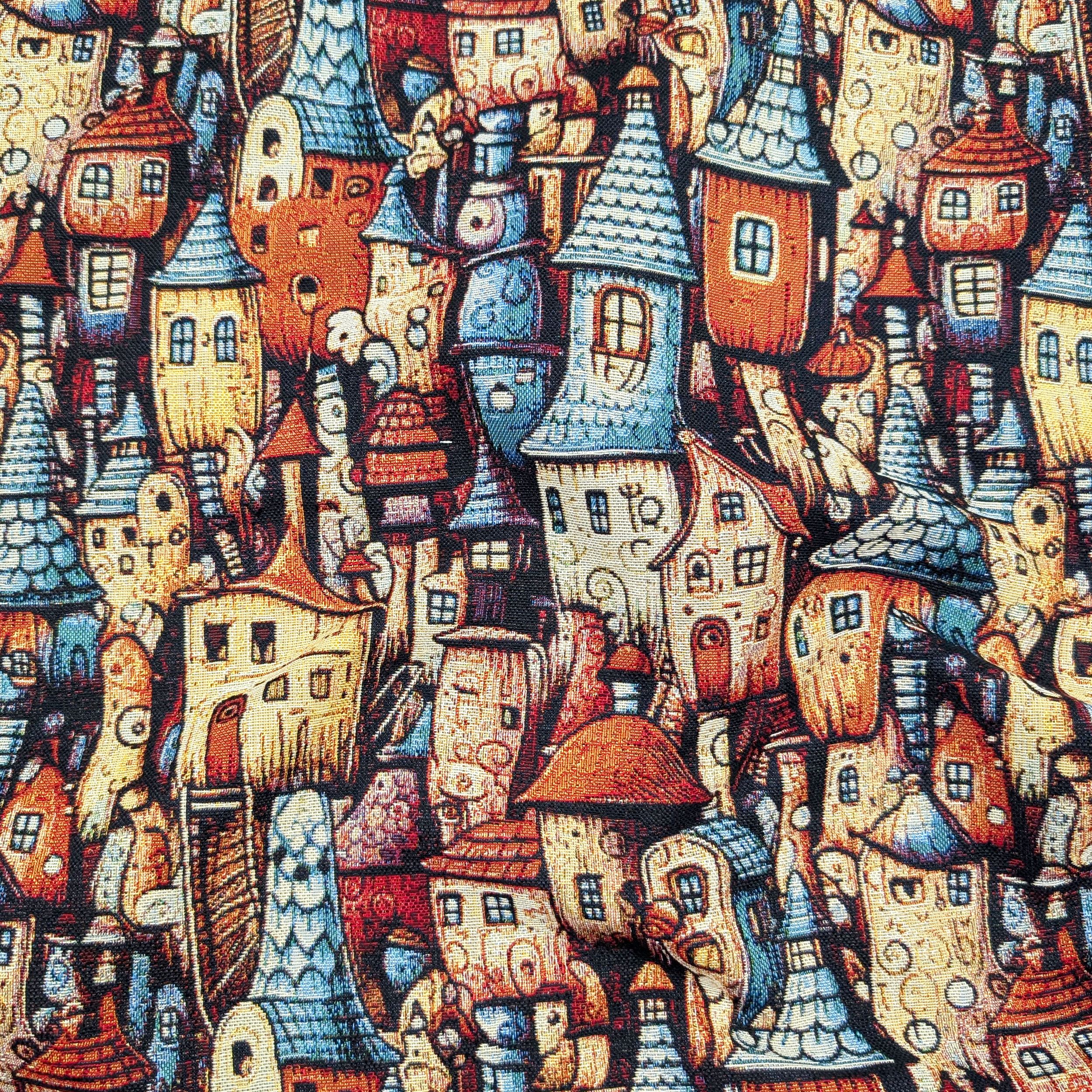 Tessuto Gobelin Città della Fantasia Image