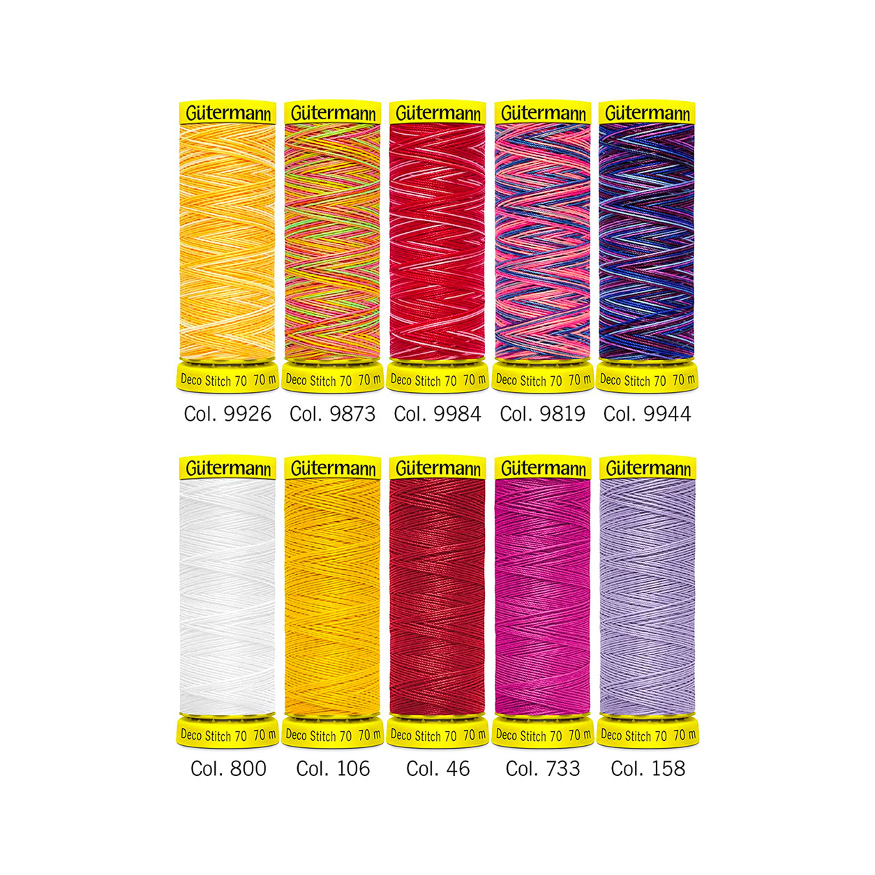 Gutermann Deco Stitch 10 Bobine Toni Caldi 