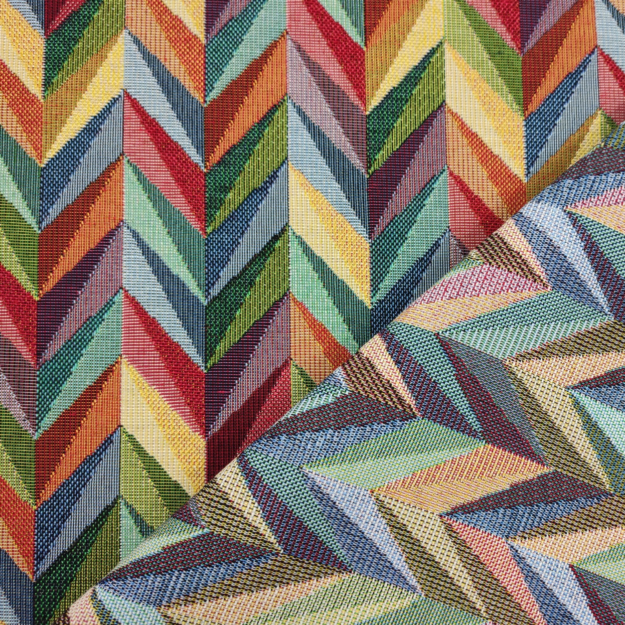 Tessuto Gobelin Zig Zag Geometrico