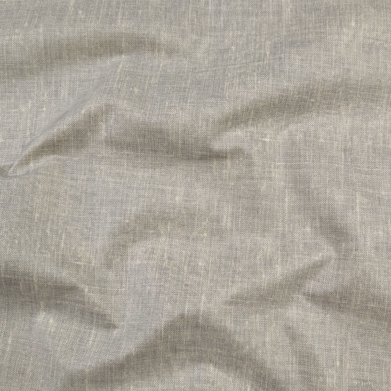 Tessuto Tovaglia Resinata Misto Lino Grigio Chiaro Image