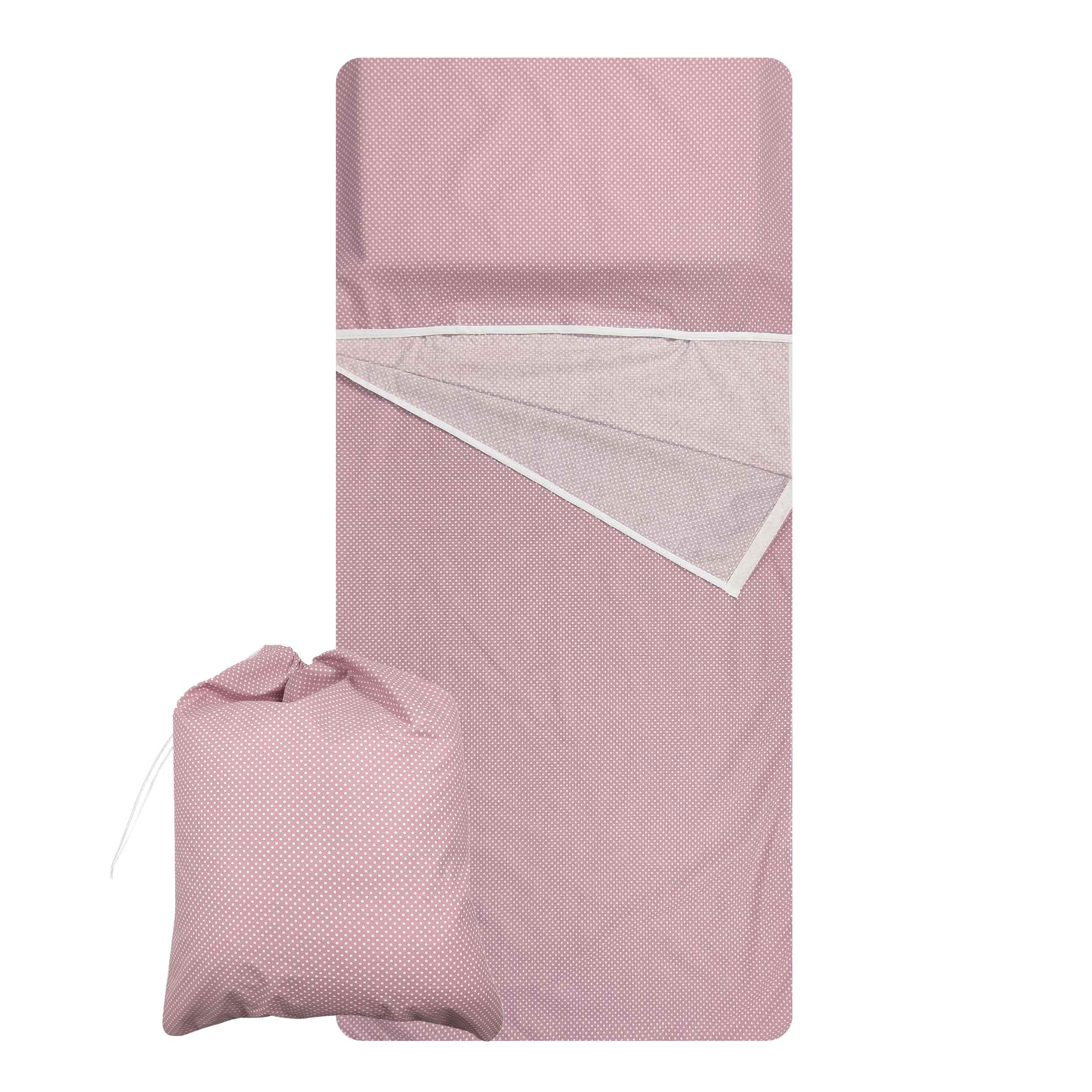 Sacco Nanna Estivo con Pois Sfondo Rosa Antico