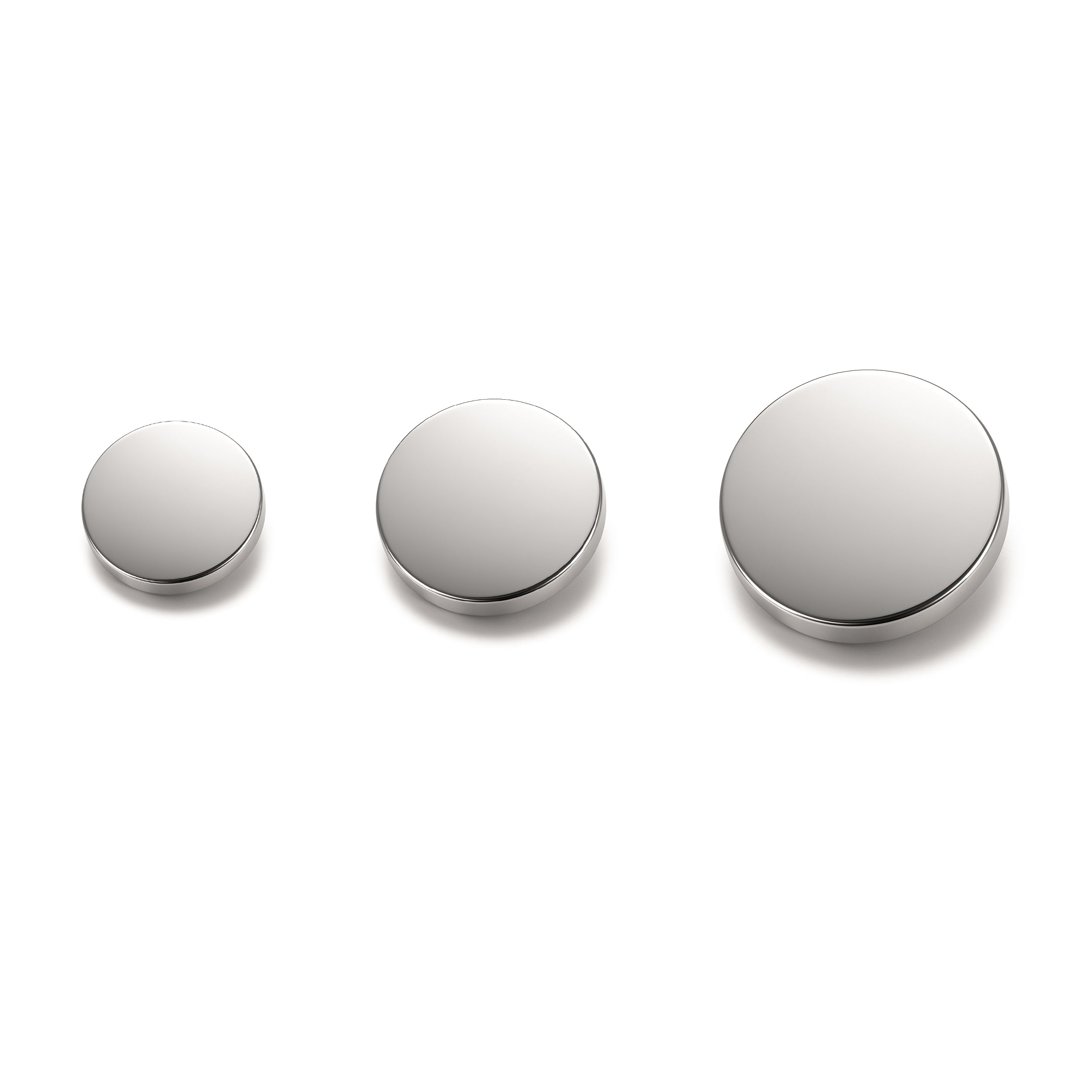 Bottone Metallo Argento Image