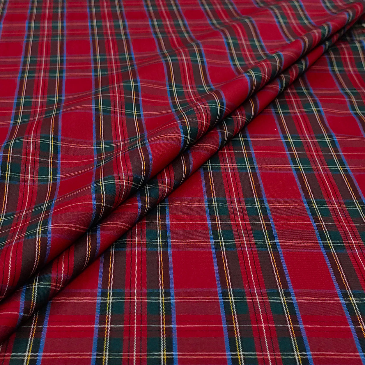 Tessuto Fantasia Scozzese Elasticizzato