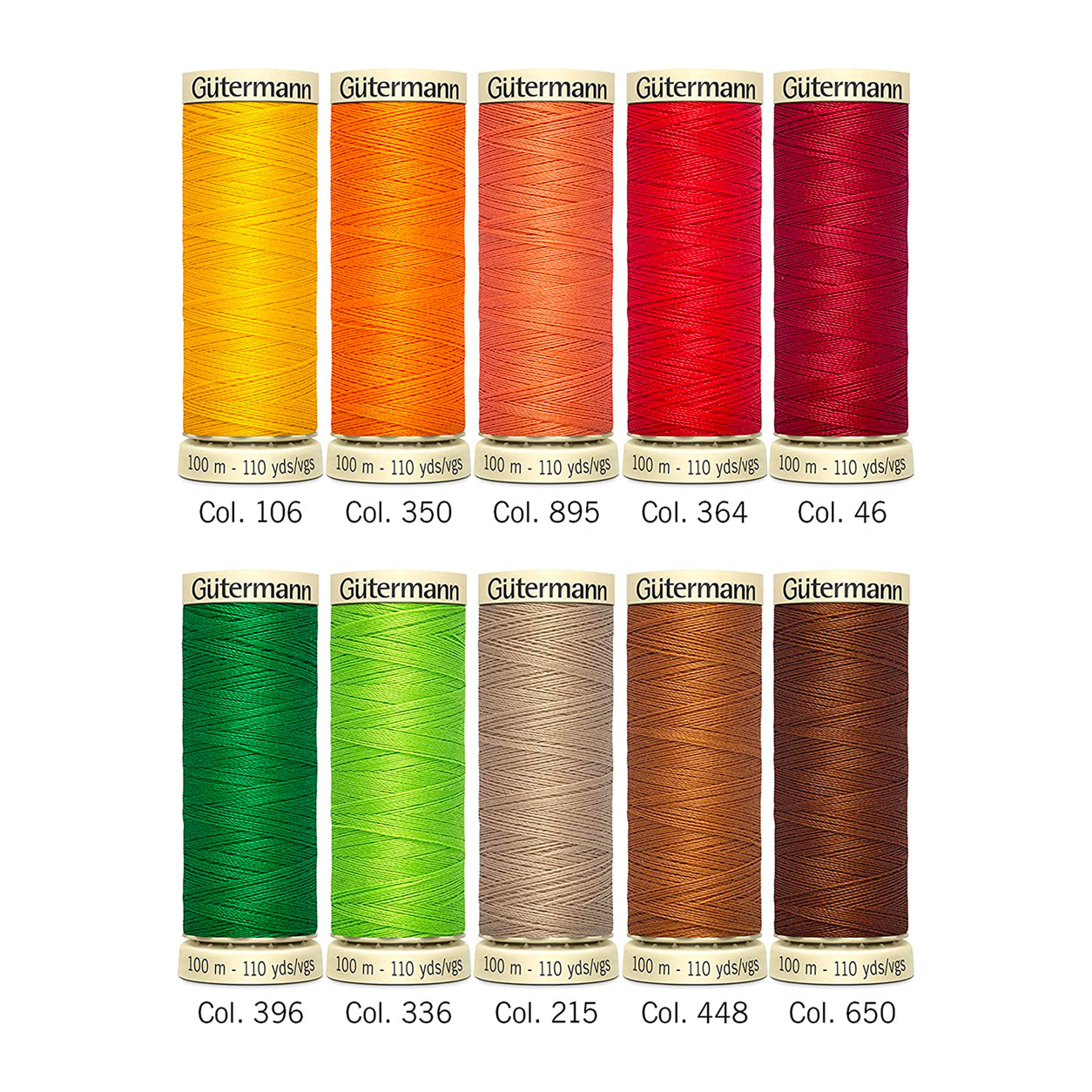 Gutermann Cucitutto Toni Caldi 10 Bobine