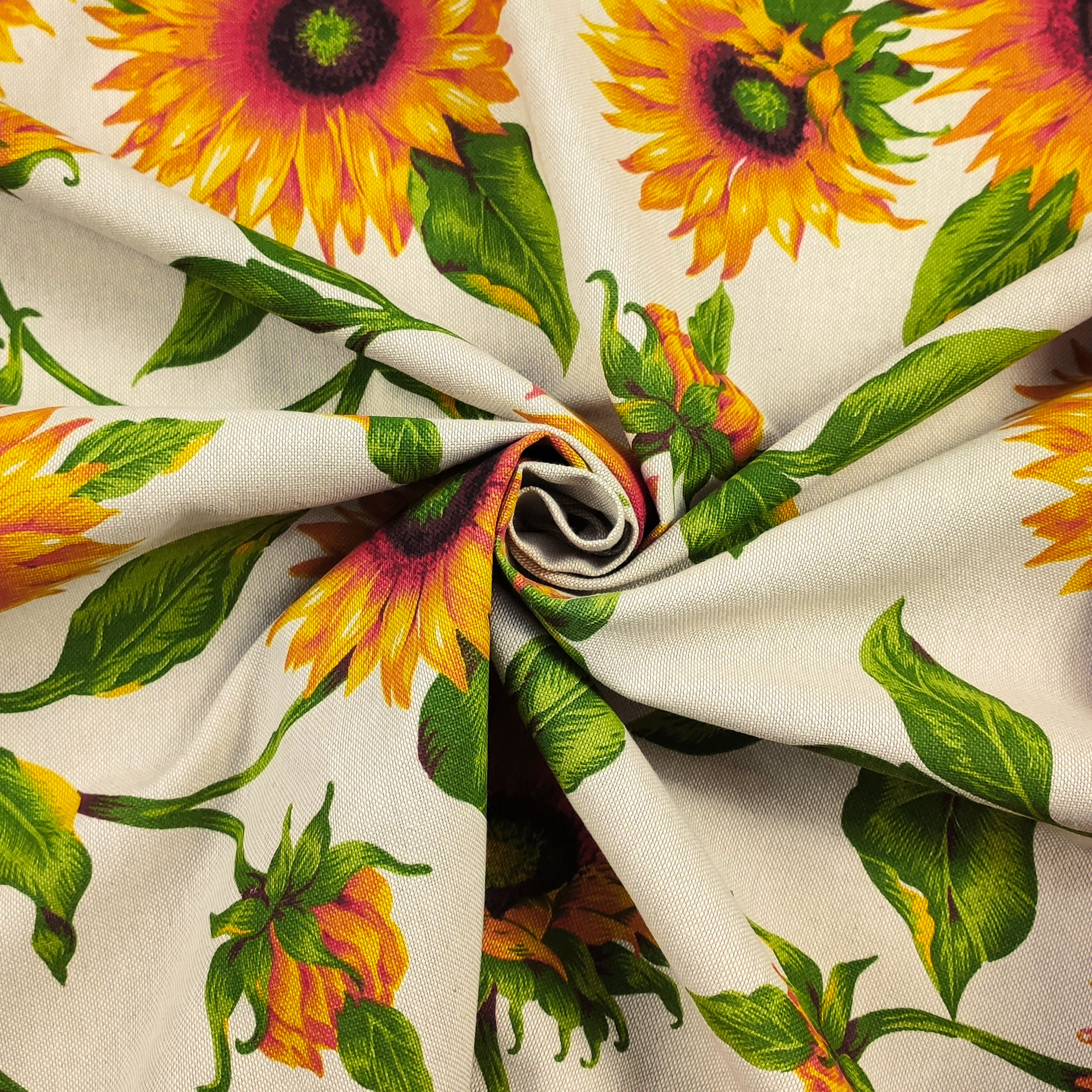 Panama Girasoli Sfondo Beige Image