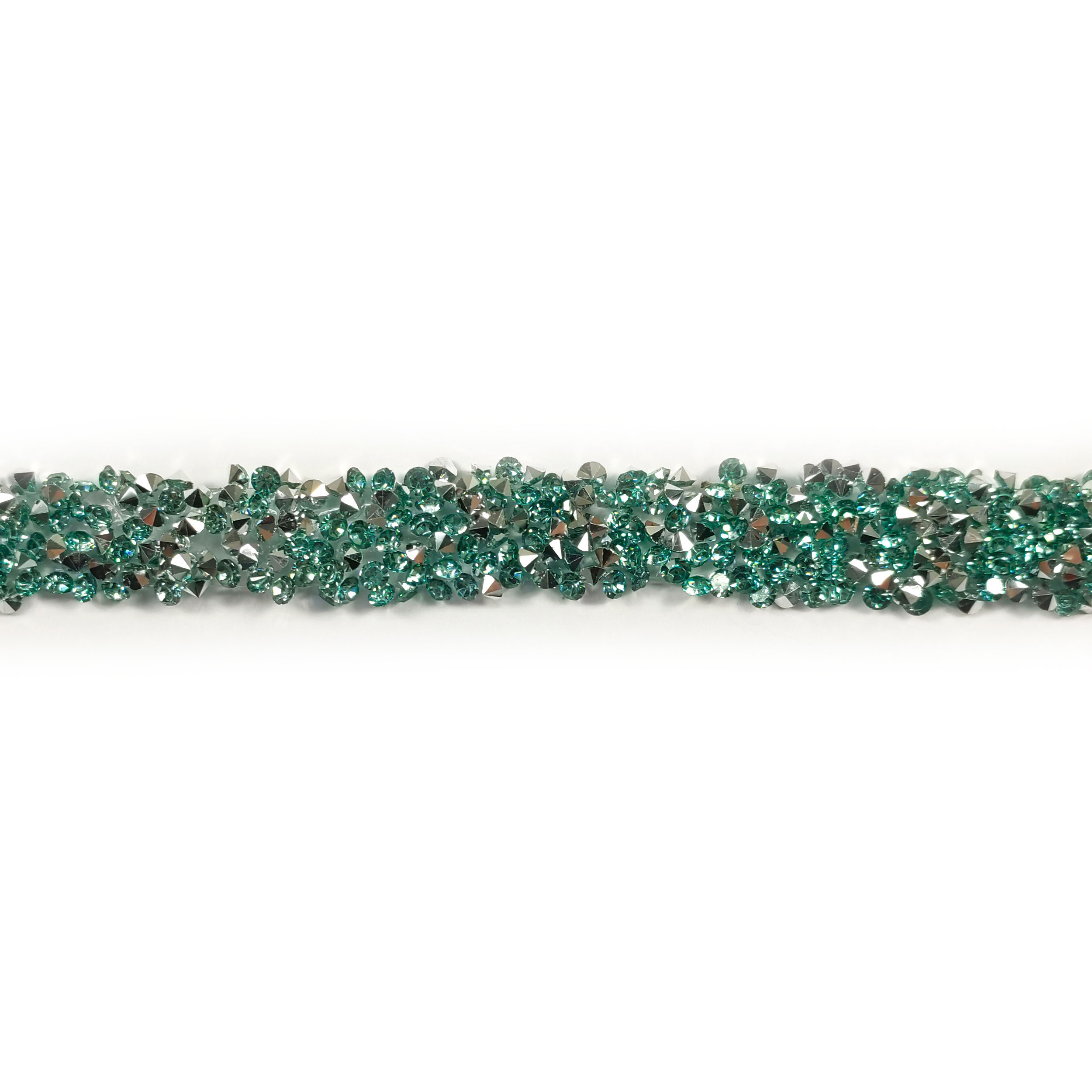 Passamaneria Perle e Strass tipo Swarovski Termoadesiva 1