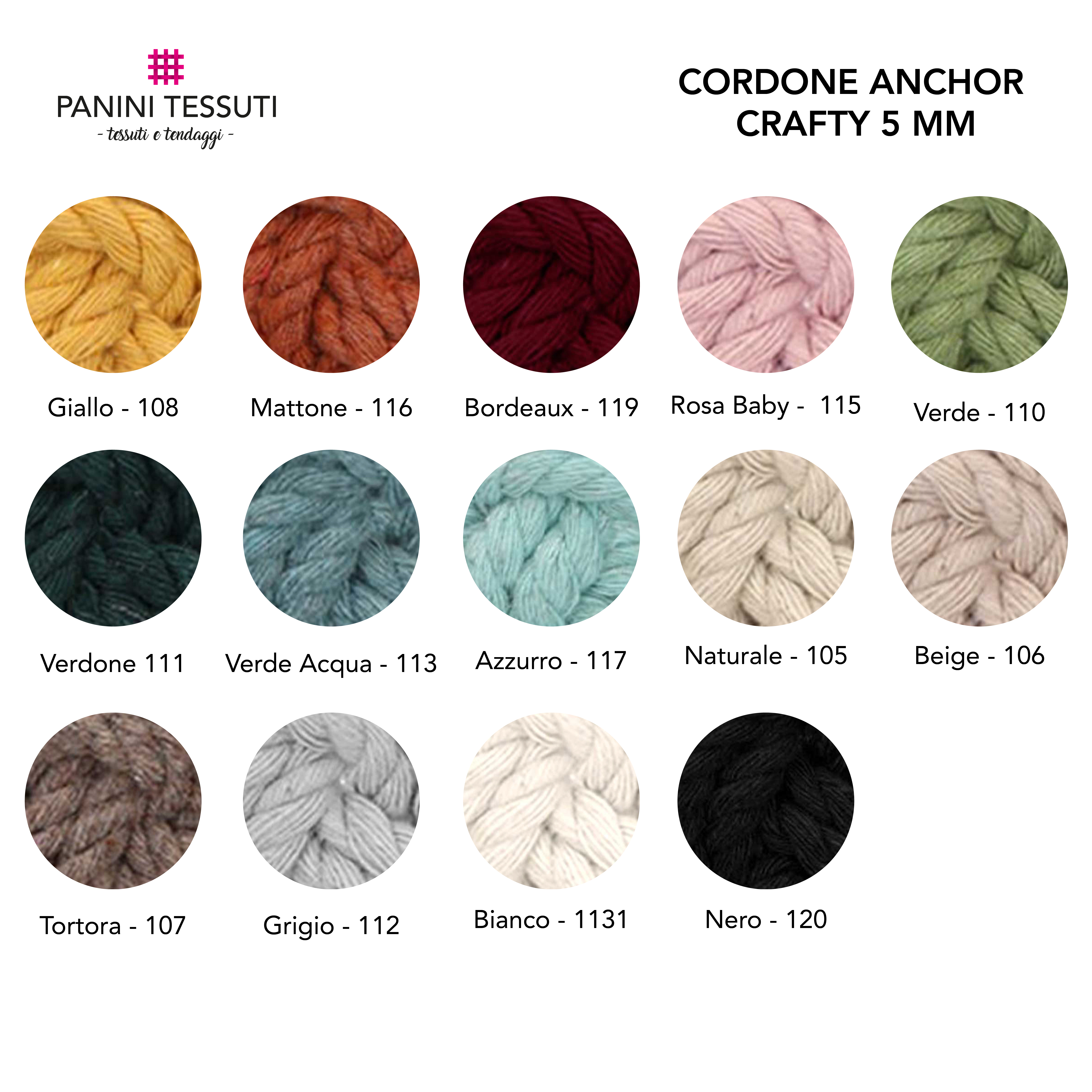 Cordone Anchor Crafty 5 mm Image