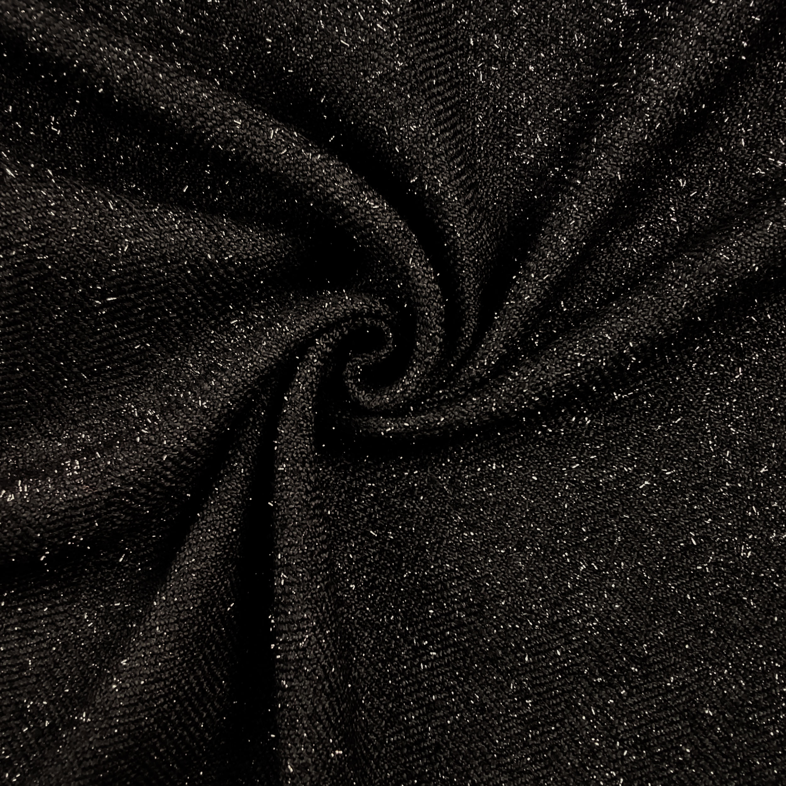 Tweed Lurex in Tinta Nero