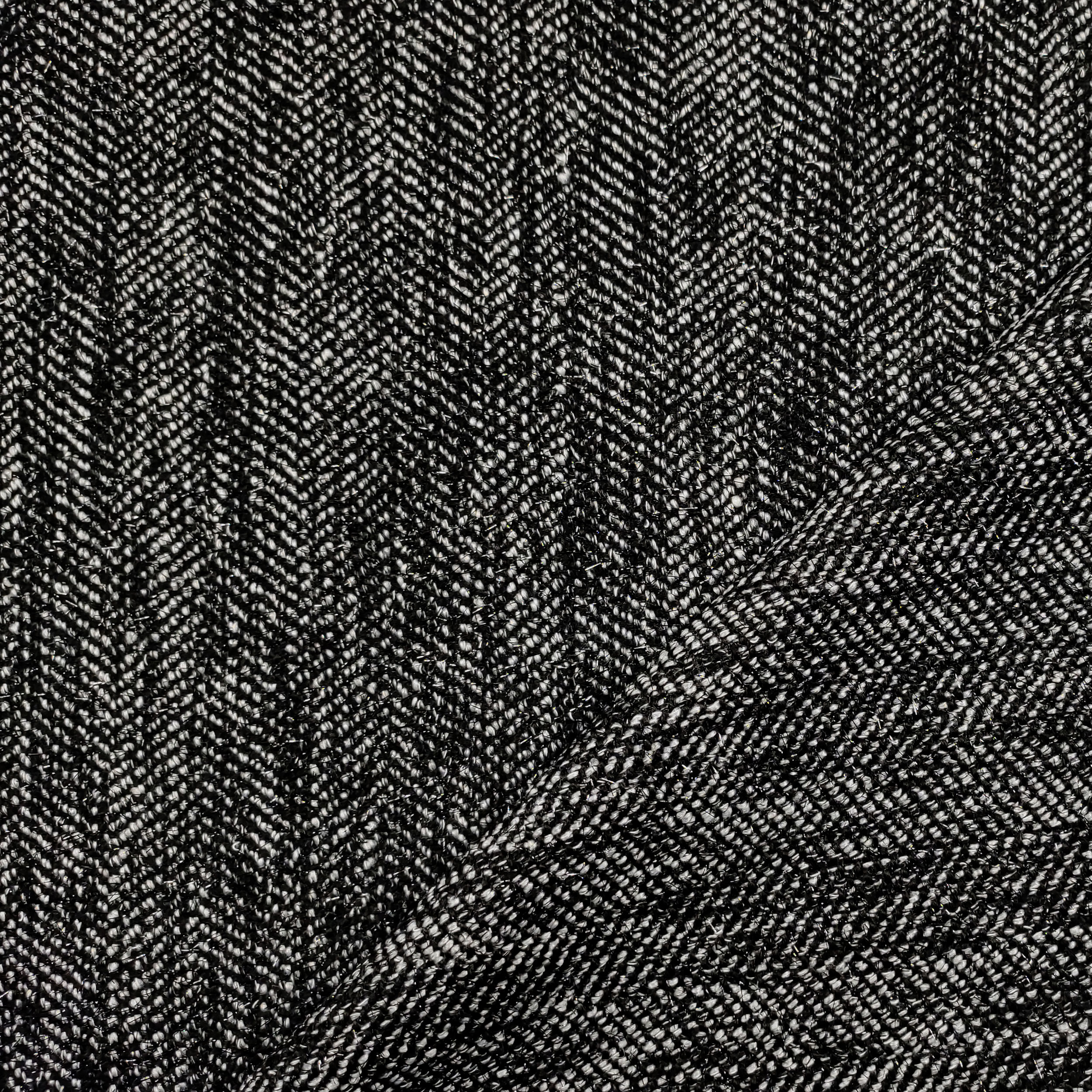 Tweed Lurex in Tinta Bianco e Nero