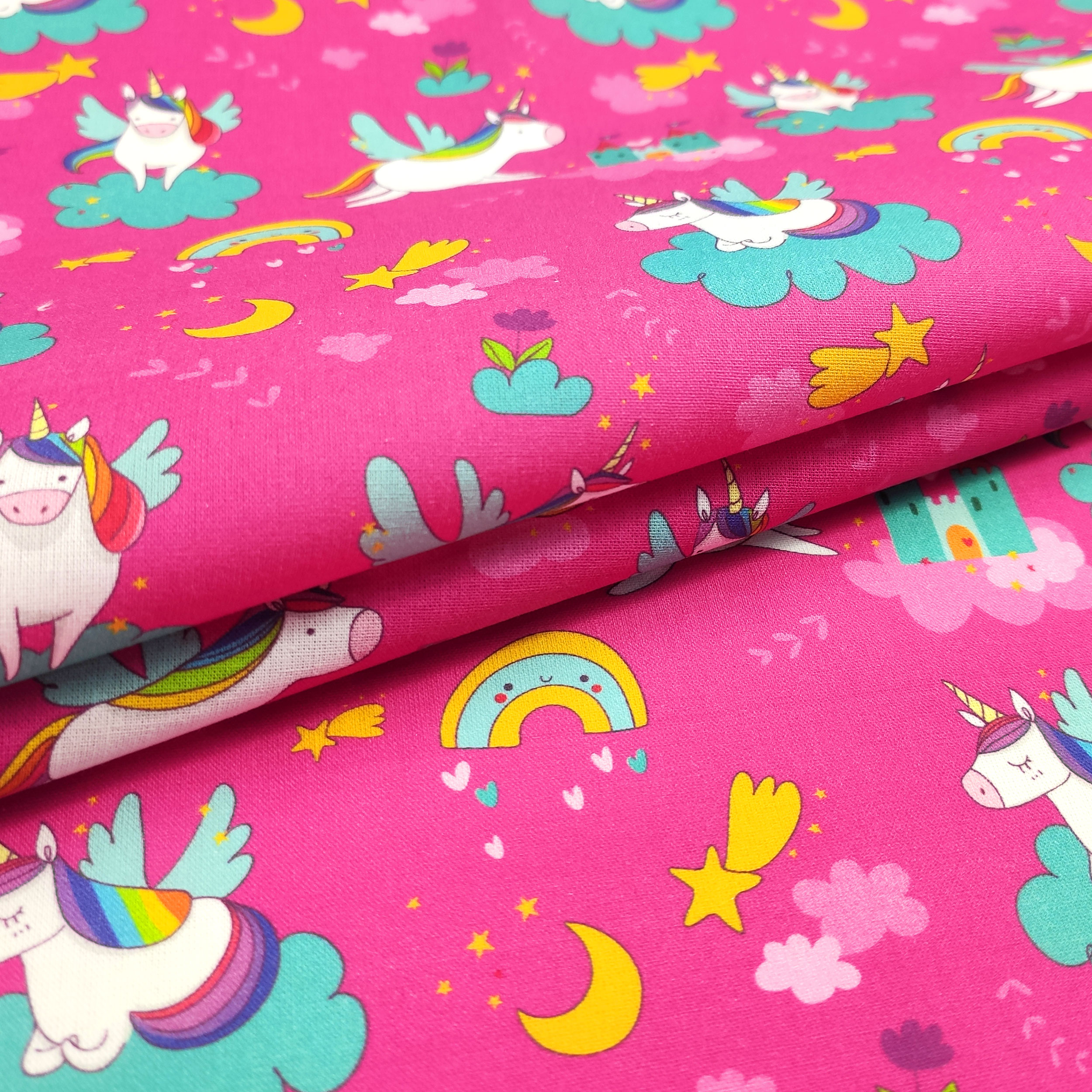 Cotone Unicorni e Castelli Piccoli