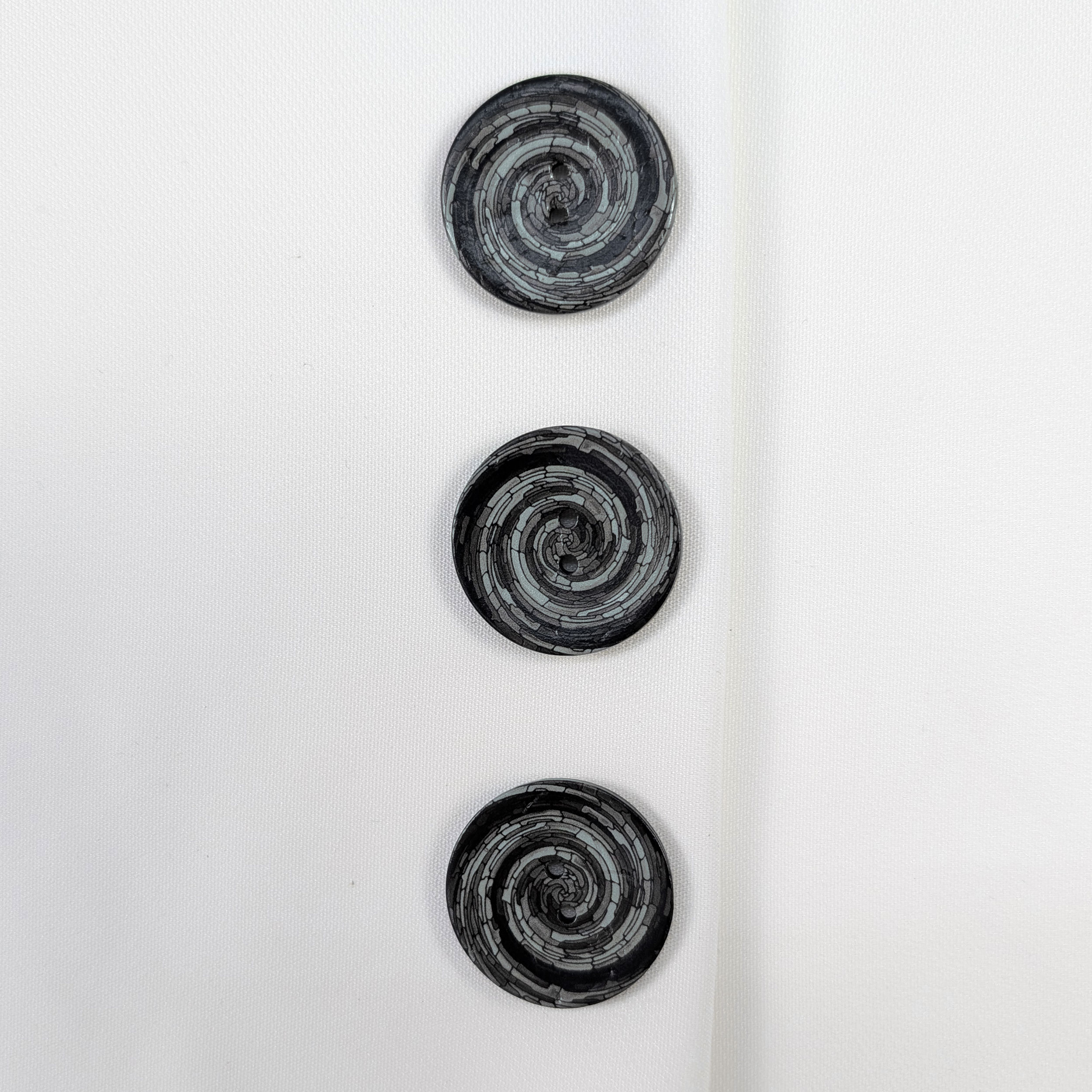 Bottone Spirale Grigio 2 Fori Image
