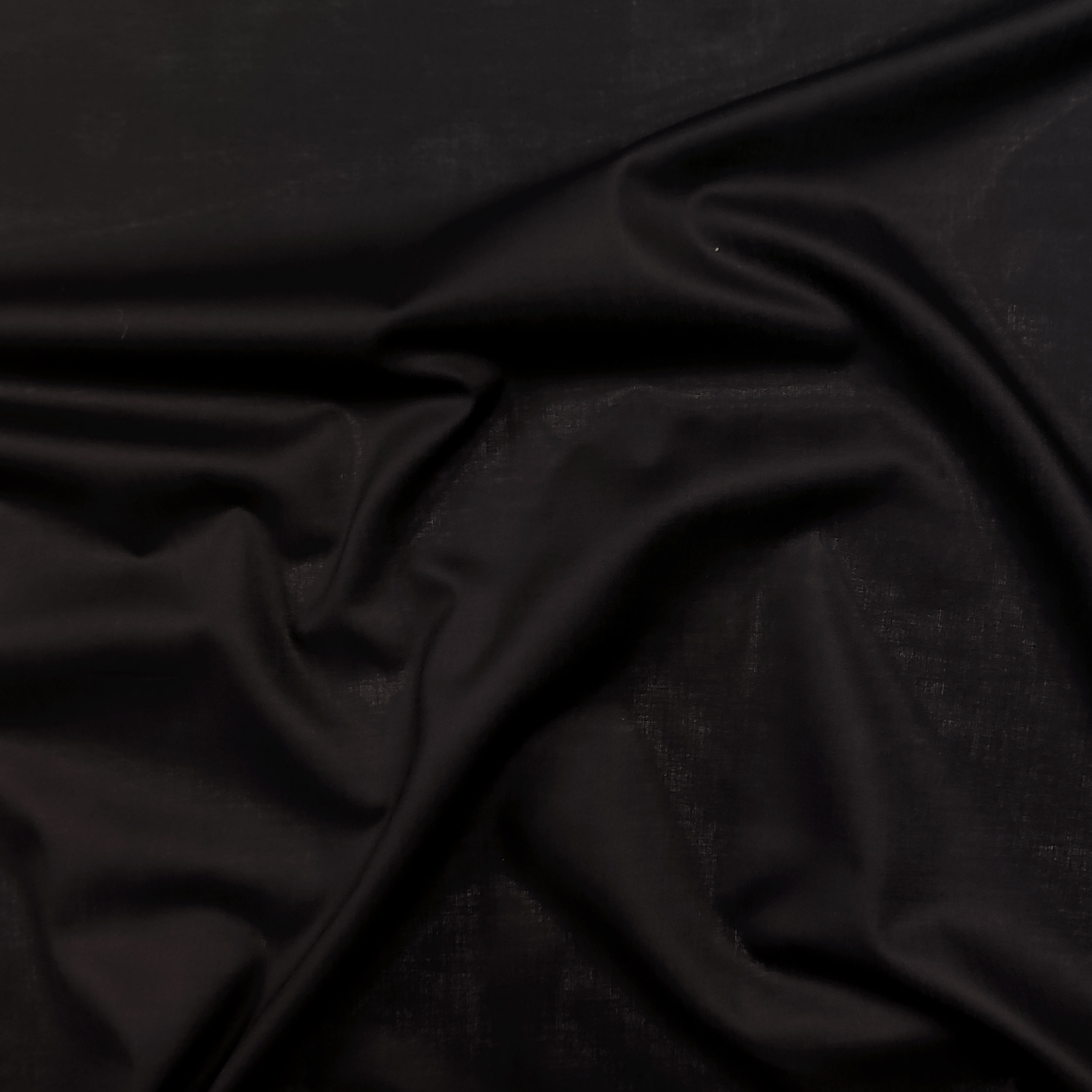  Tessuto Mussola Nero Image