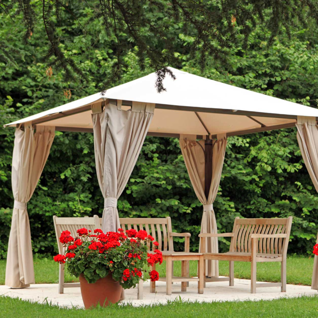 Tenda per Gazebo Tinta Unita Image