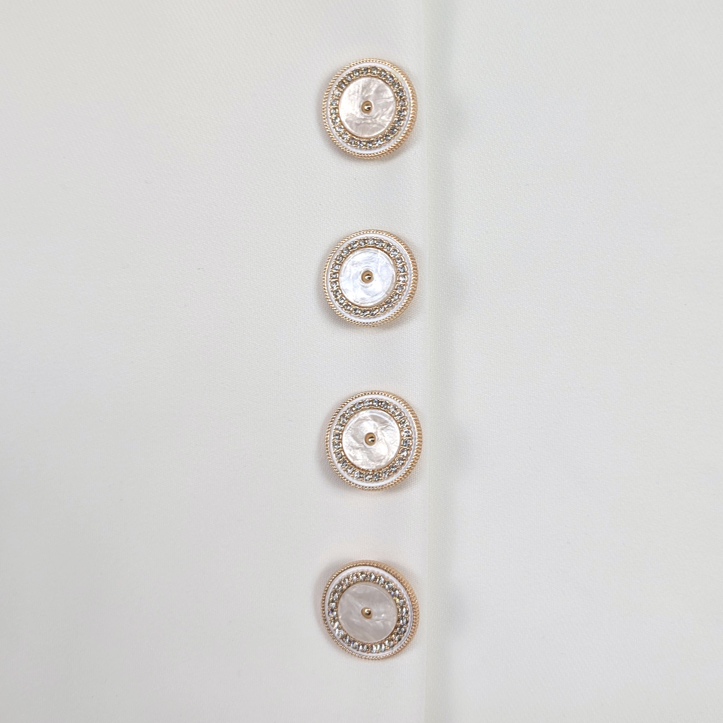 Bottone Strass Oro Rosa Image