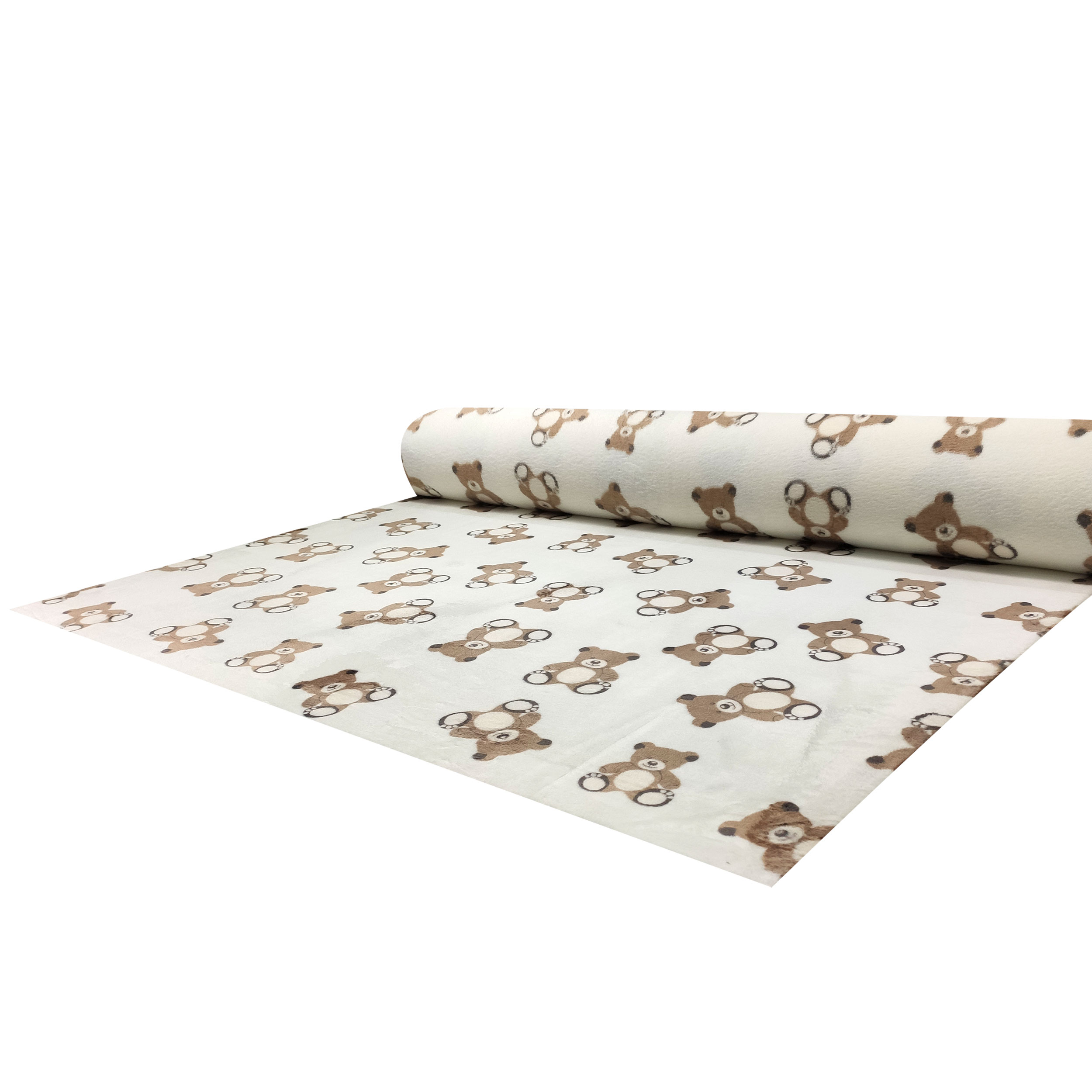 Pile Mano Cachemire Orsetti Sfondo Bianco