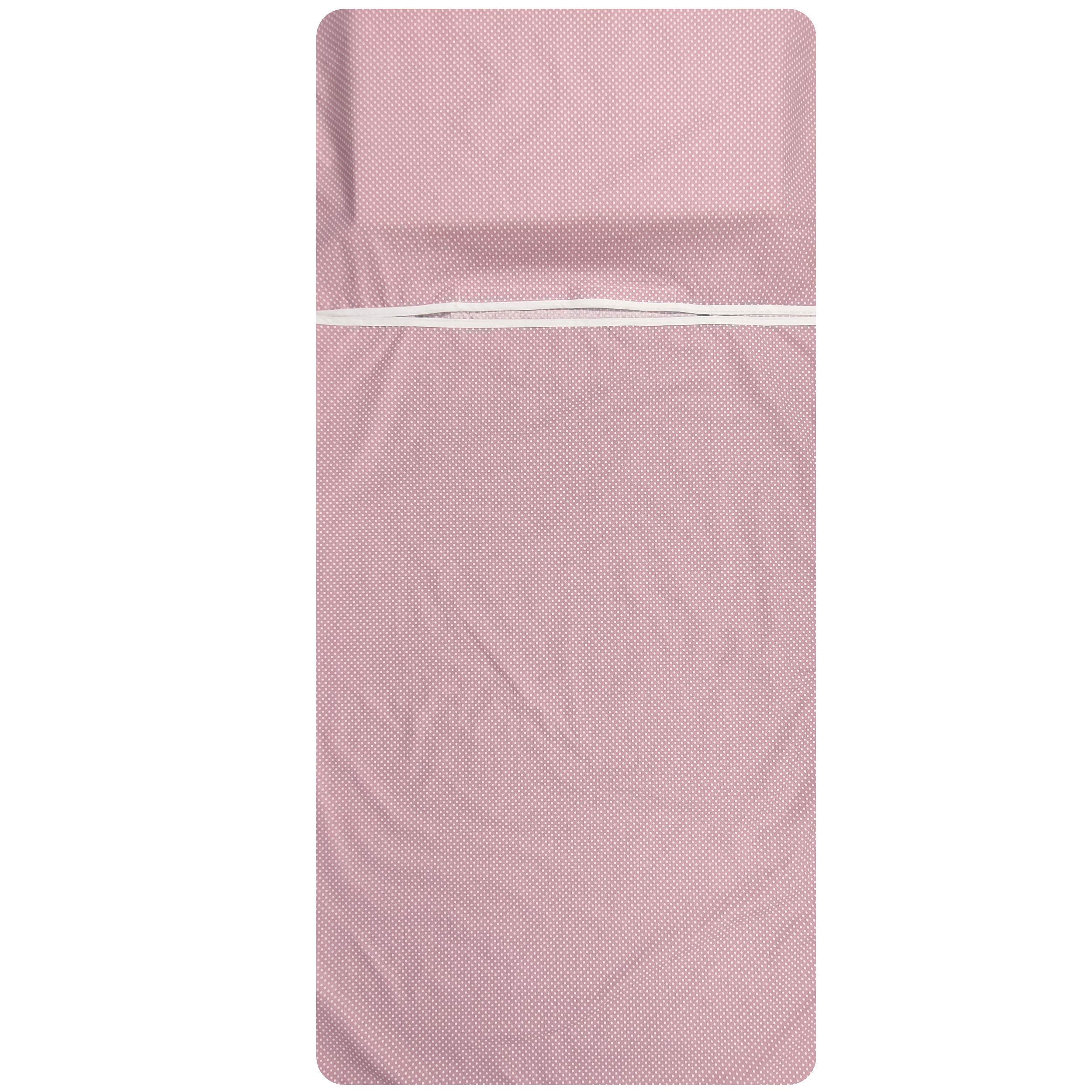 Sacco Nanna Estivo con Pois Sfondo Rosa Antico
