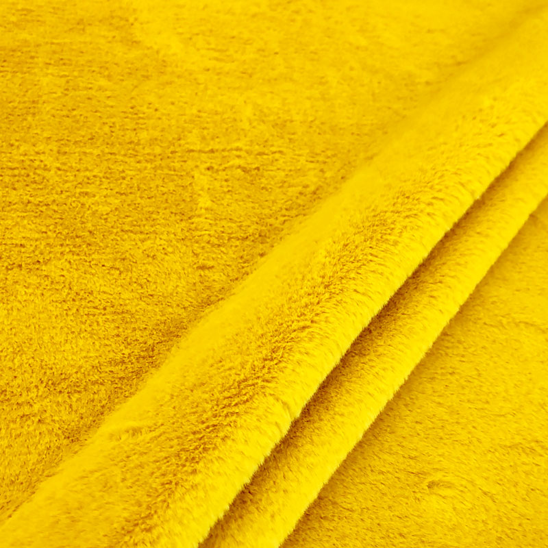 Pelliccia Leggera Tinta Unita  Giallo 