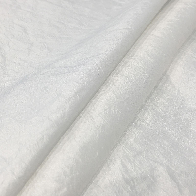 Taffetà Stropicciato per Abbigliamento 4