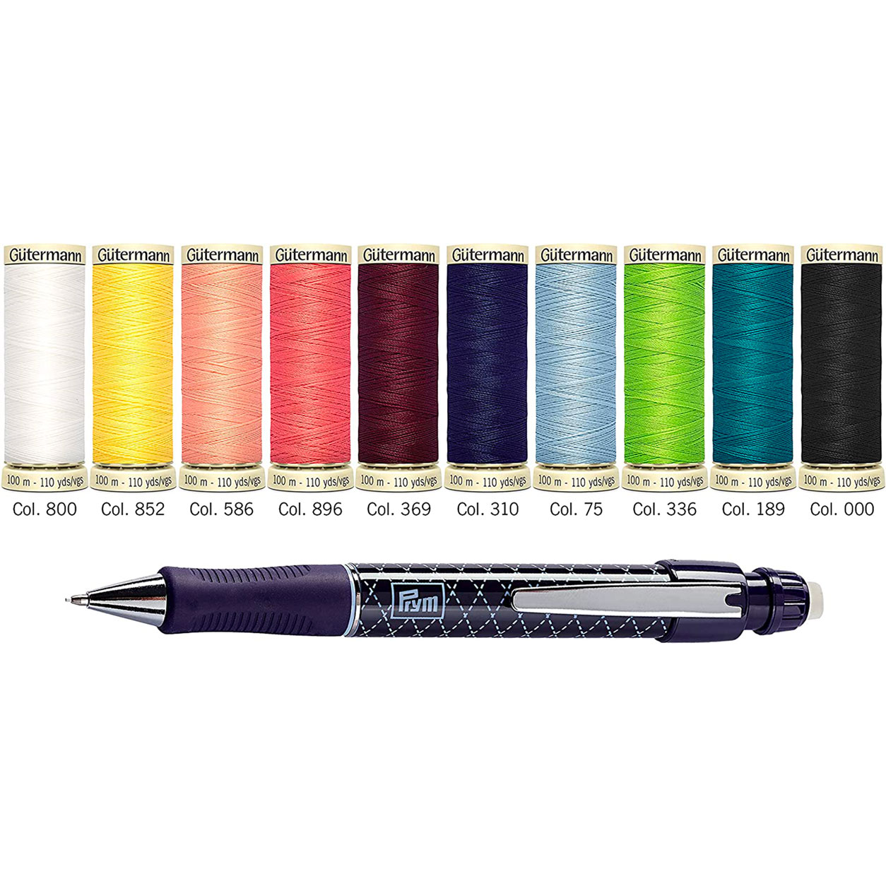 Gutermann Cucitutto 10 Bobine con Matita Portamine Prym