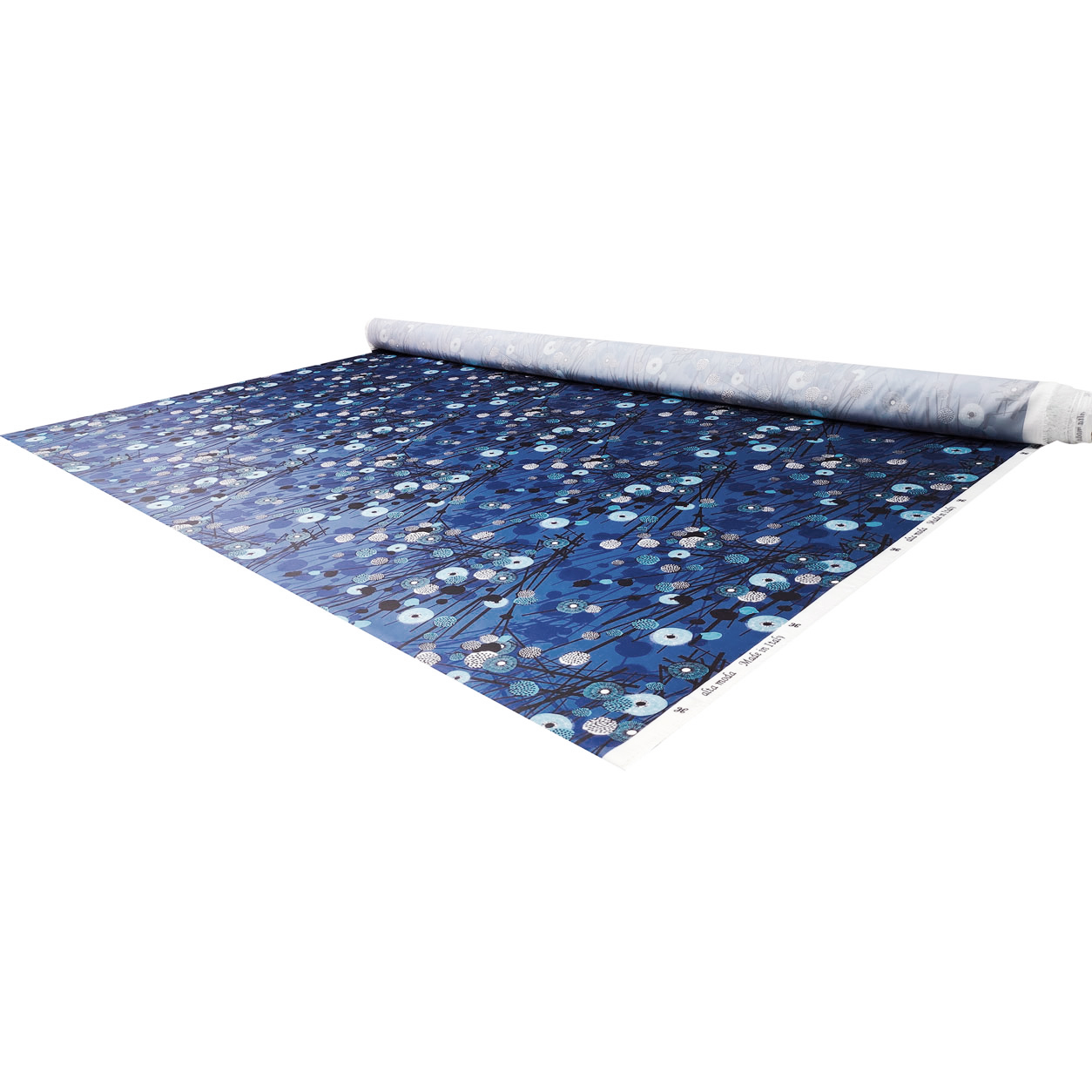Tessuto Raso Moda Arman Toni del Blu