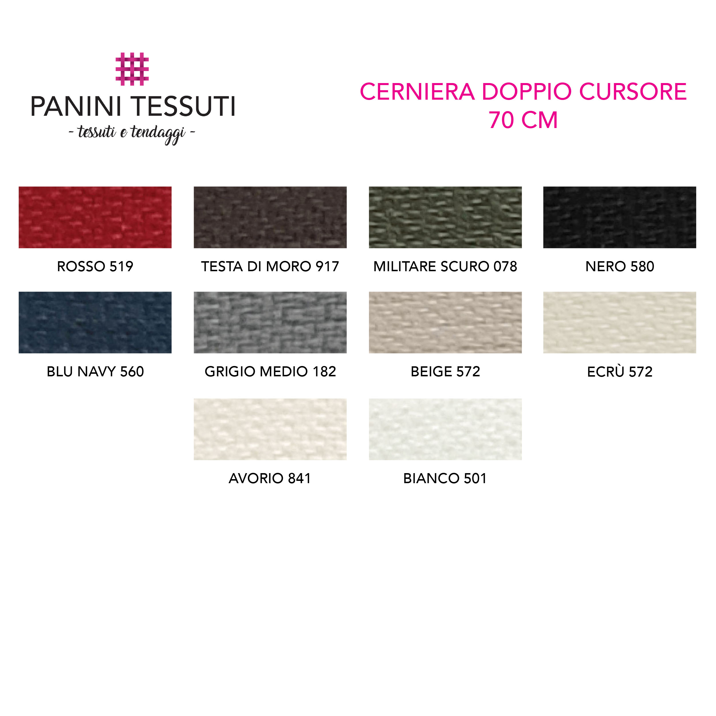 Cerniere Doppio Cursore Image