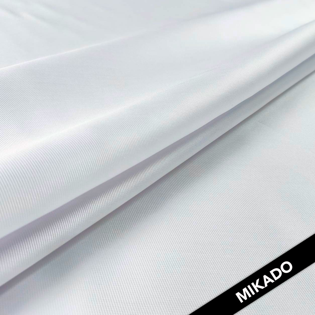 Tessuto Mikado Bianco Ottico