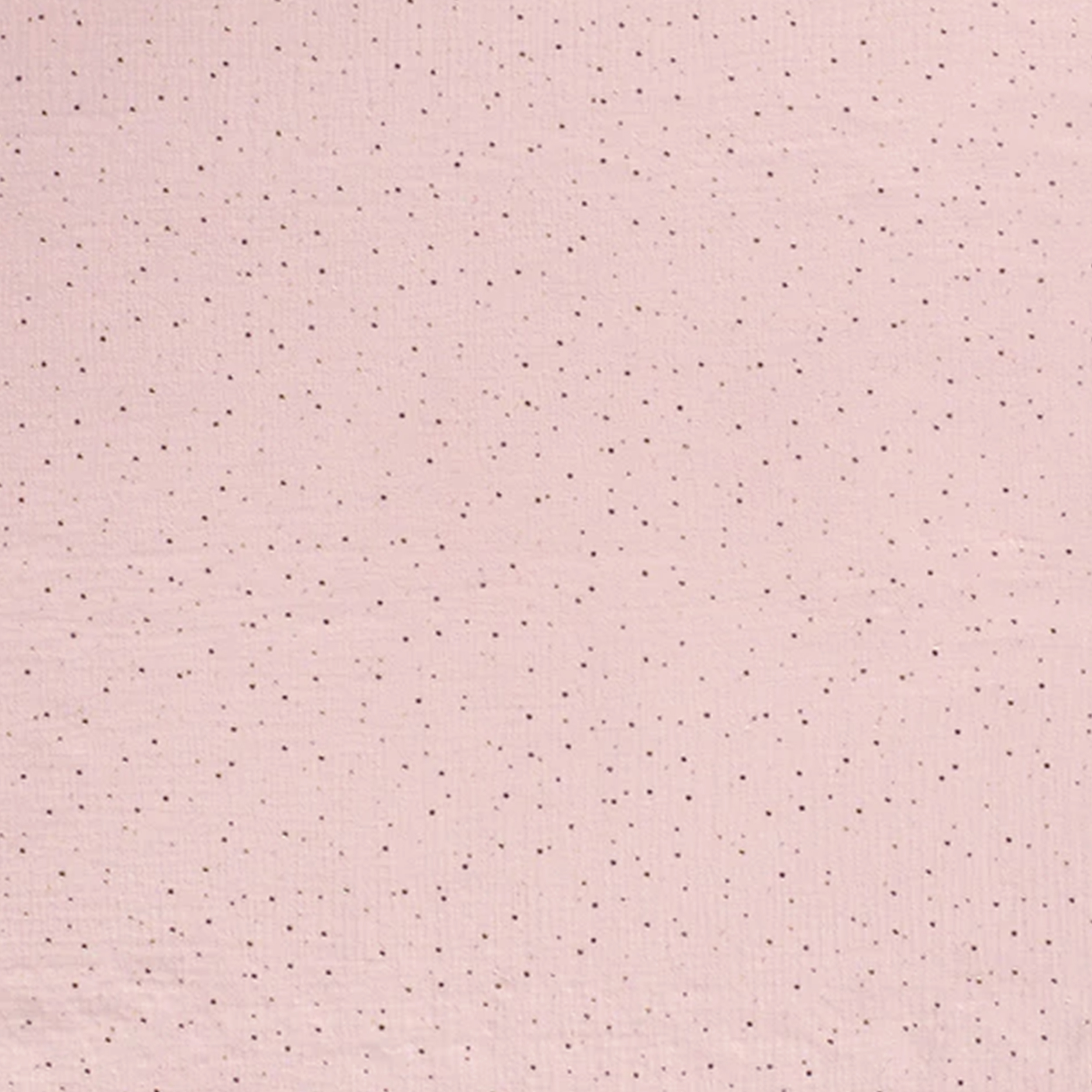 Mussola Cotone Rosa Antico con Pois Oro Image