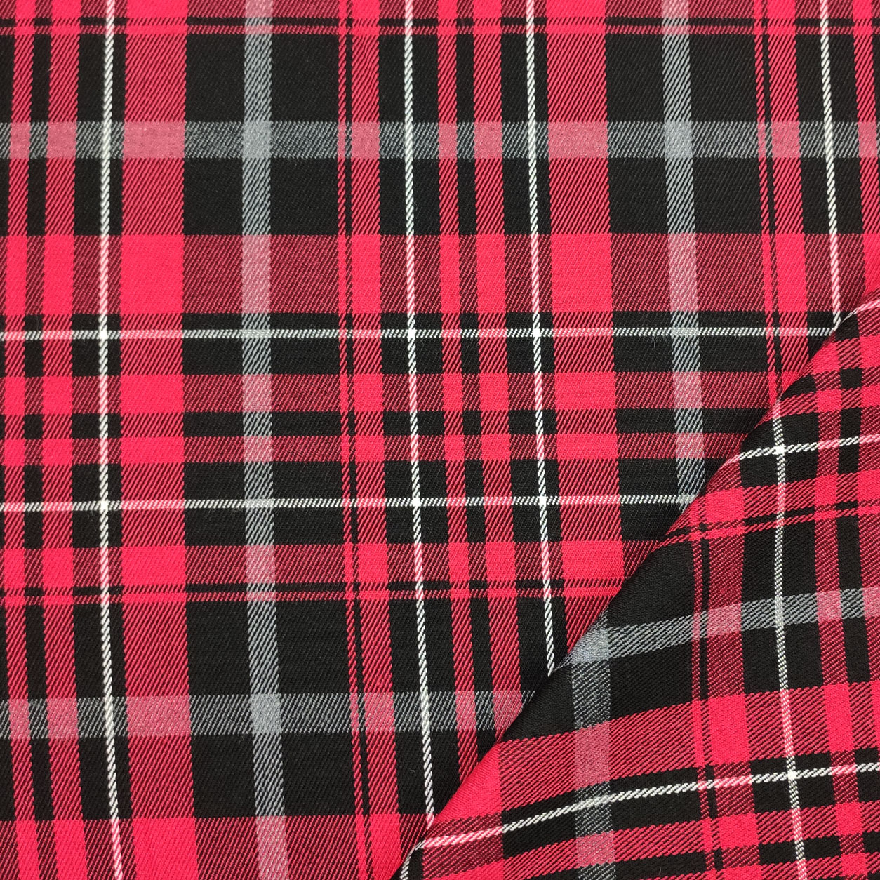 Tartan Quadri Rosso e Nero