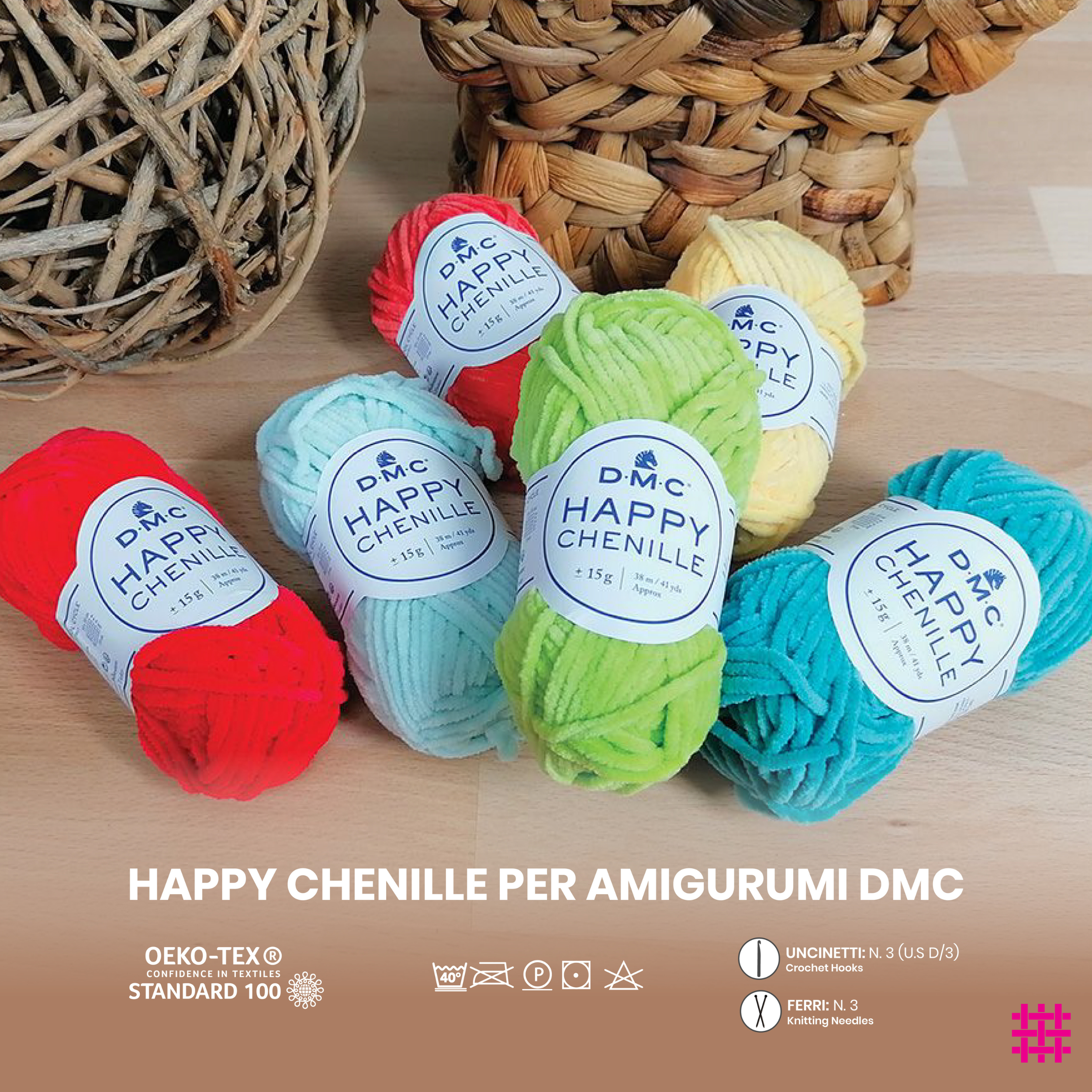 Happy Chenille DMC per Amigurumi Image