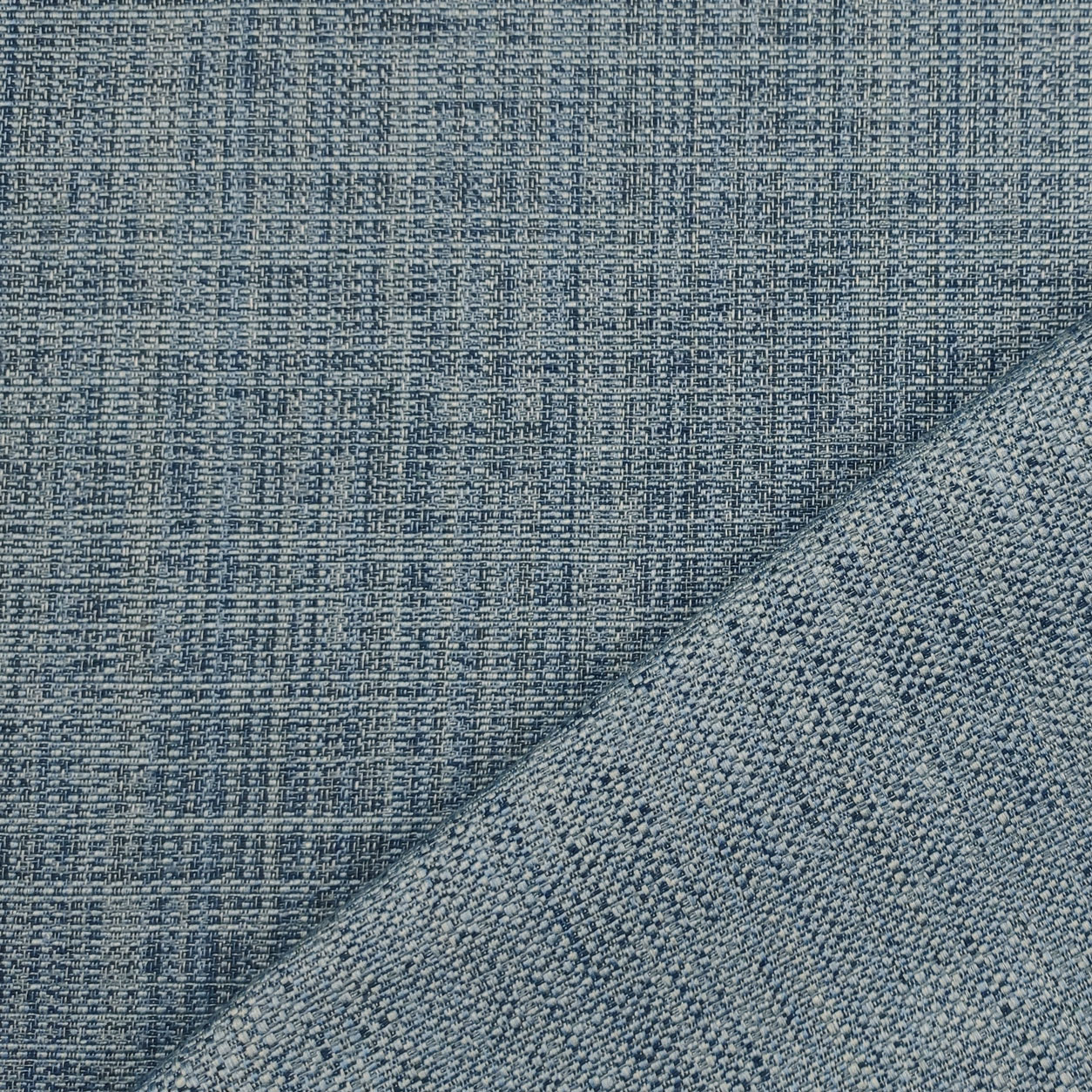 Tessuto Jacquard Melange Azzurro