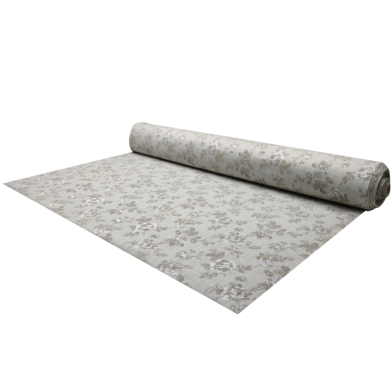 Tessuto Jacquard Rose Melange Beige