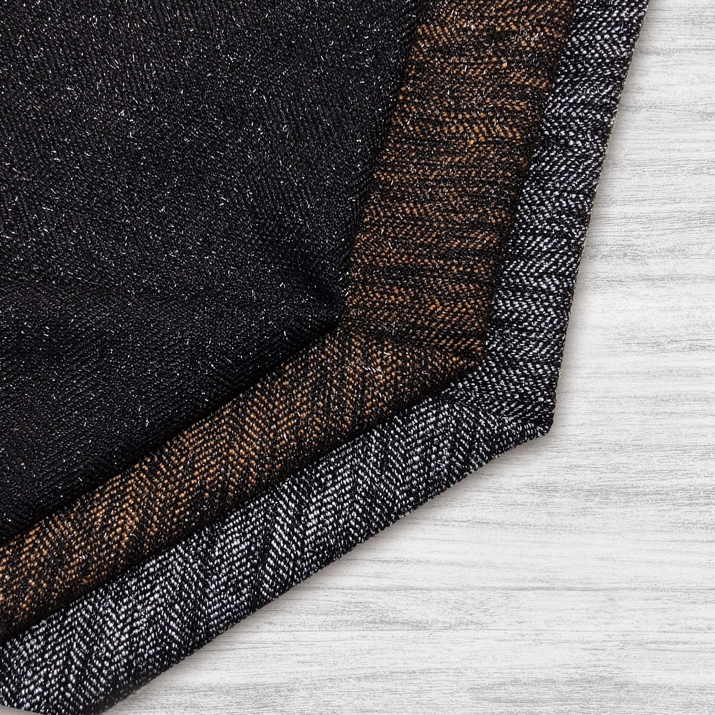Tweed Lurex in Tinta Nero