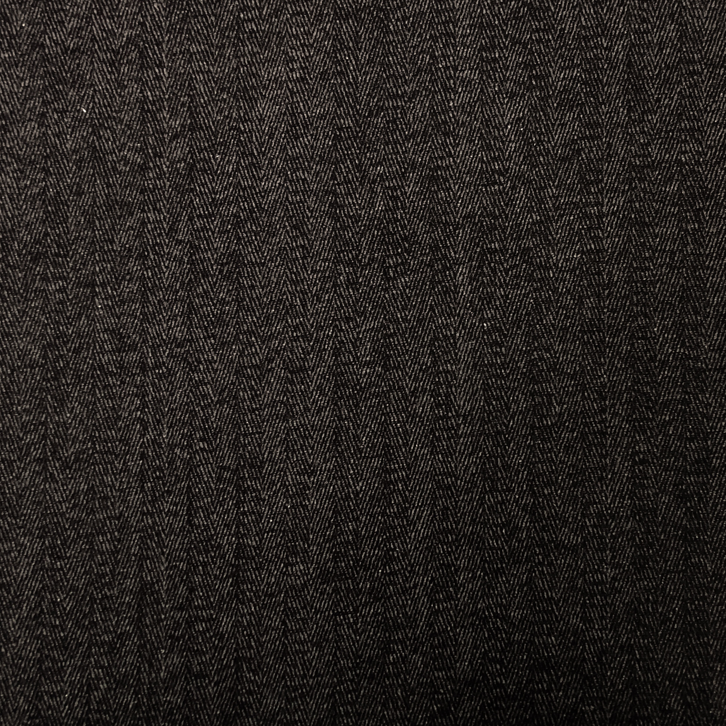 Tessuto Cappotto Spigato Grigio e Nero