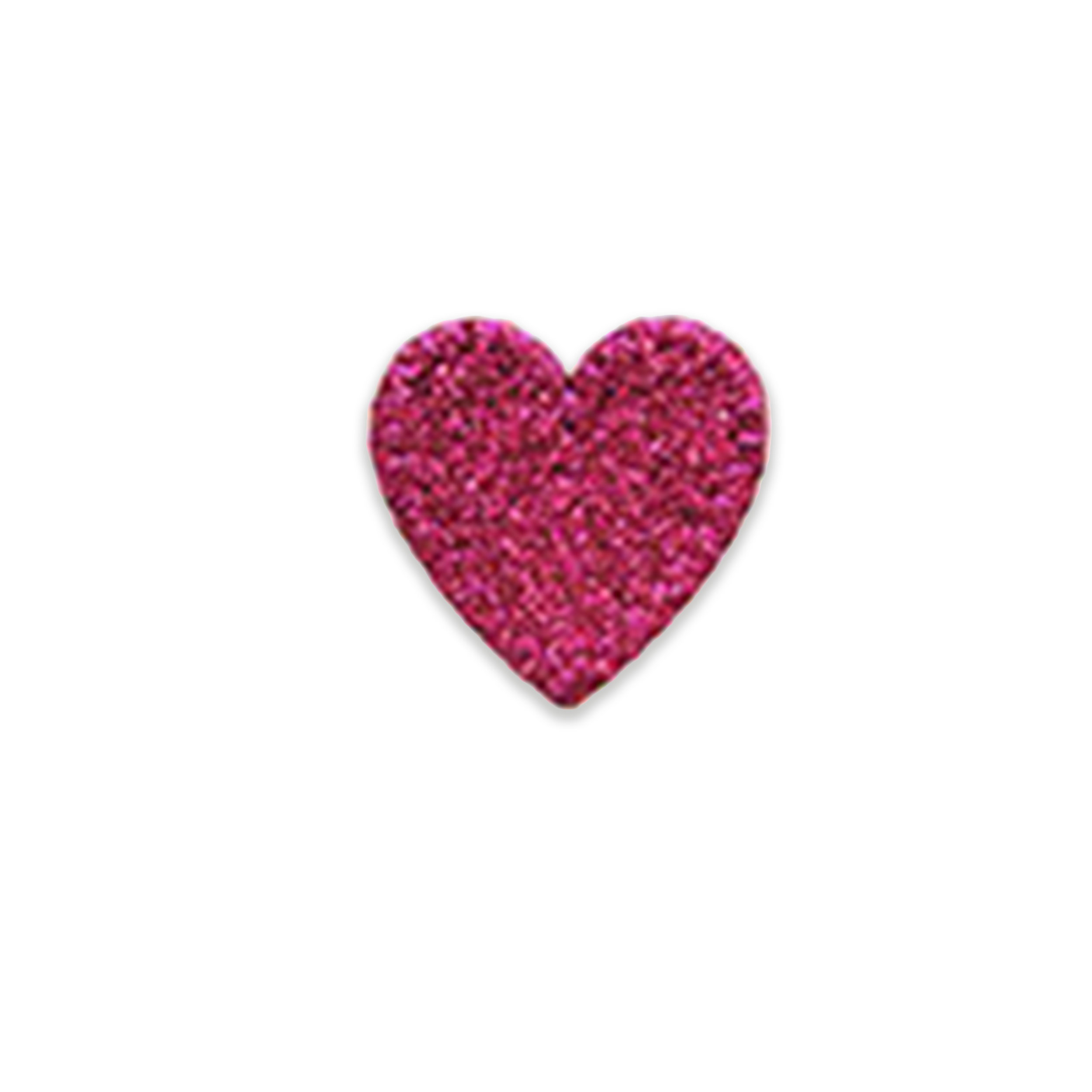 Applicazione Termoadesiva Cuoricino Glitter Image
