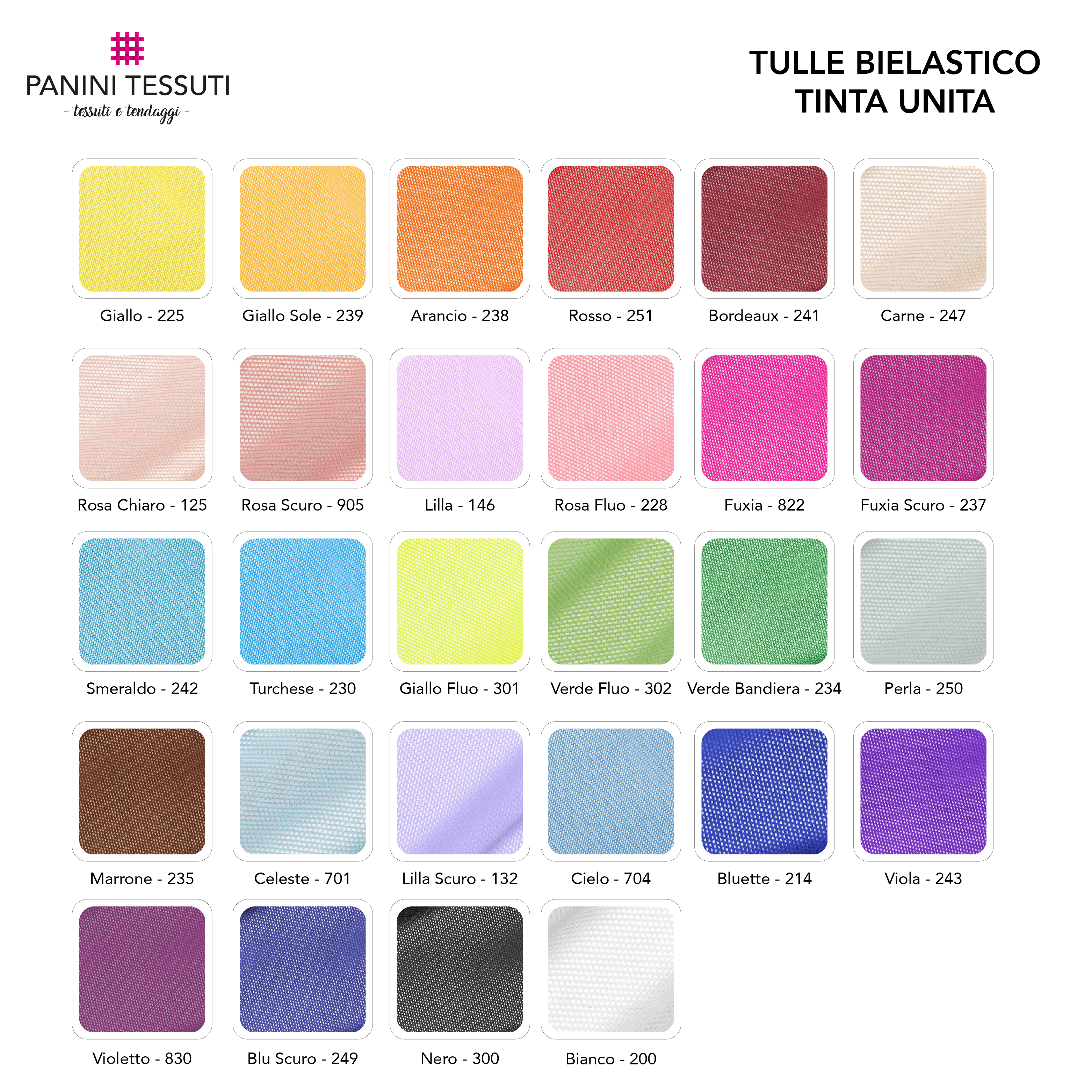 Tulle Bielastico in Tinta Unita Image