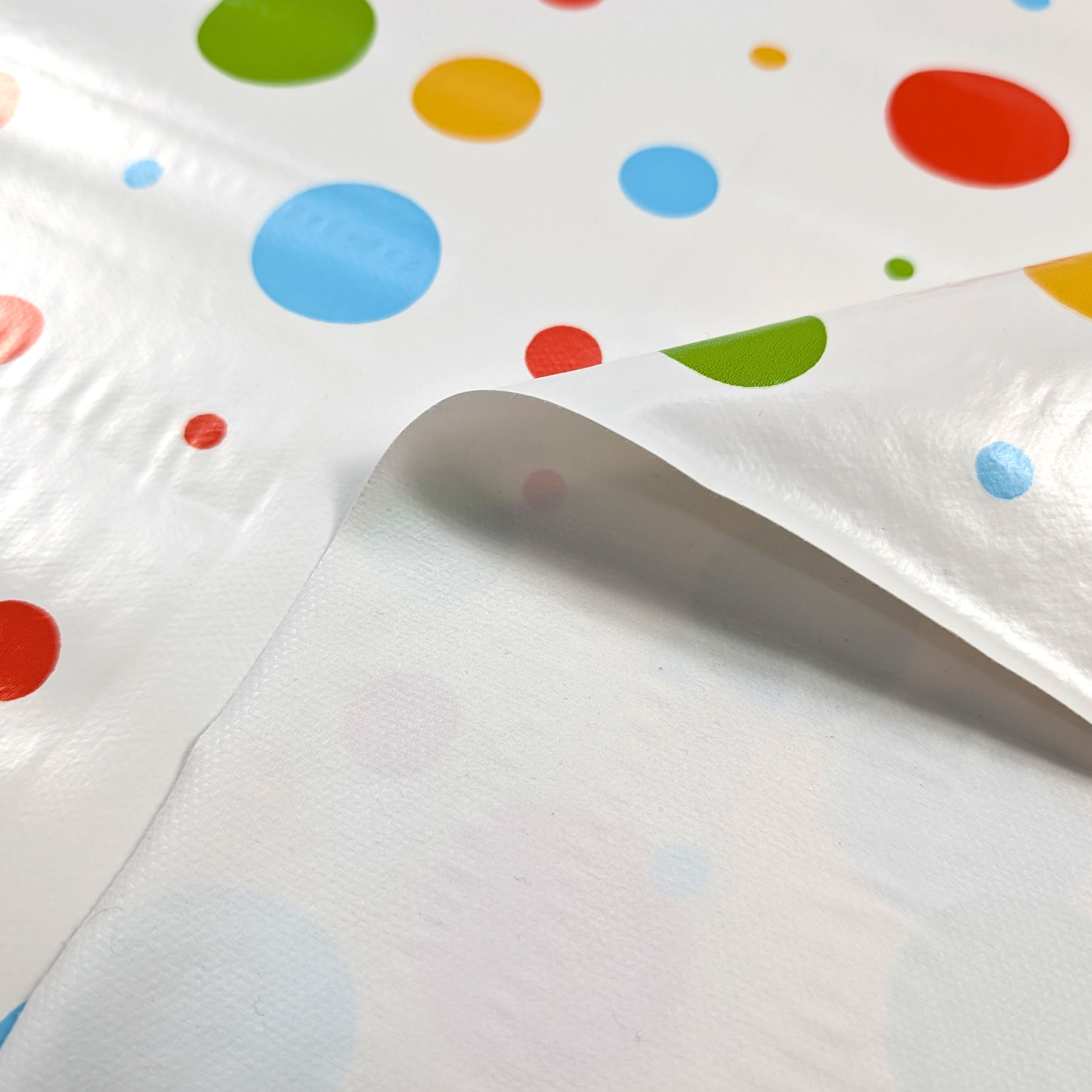 Tessuto per Tovaglia Plastificata Pois Colorati Image