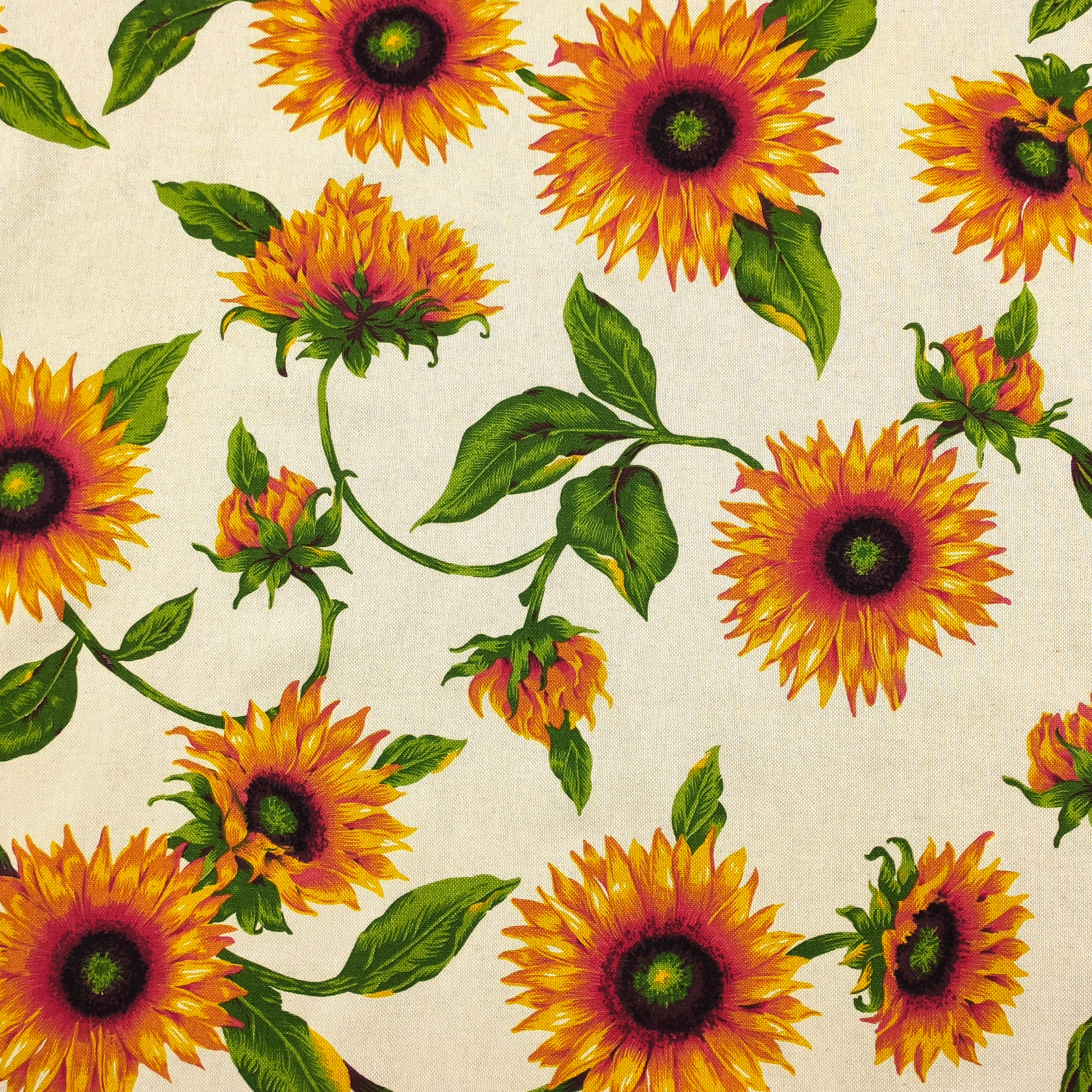 Panama Girasoli Sfondo Beige