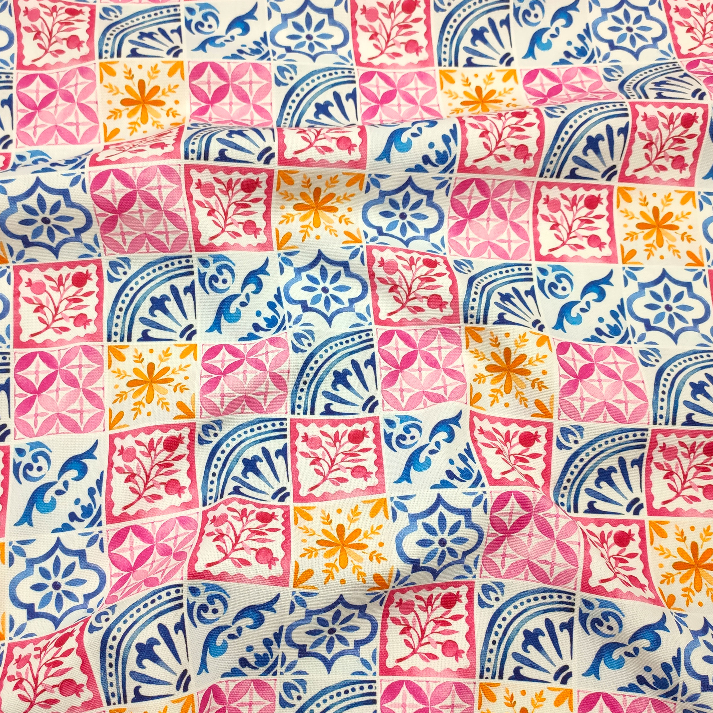 Panama Maiolica Rosa e Blu