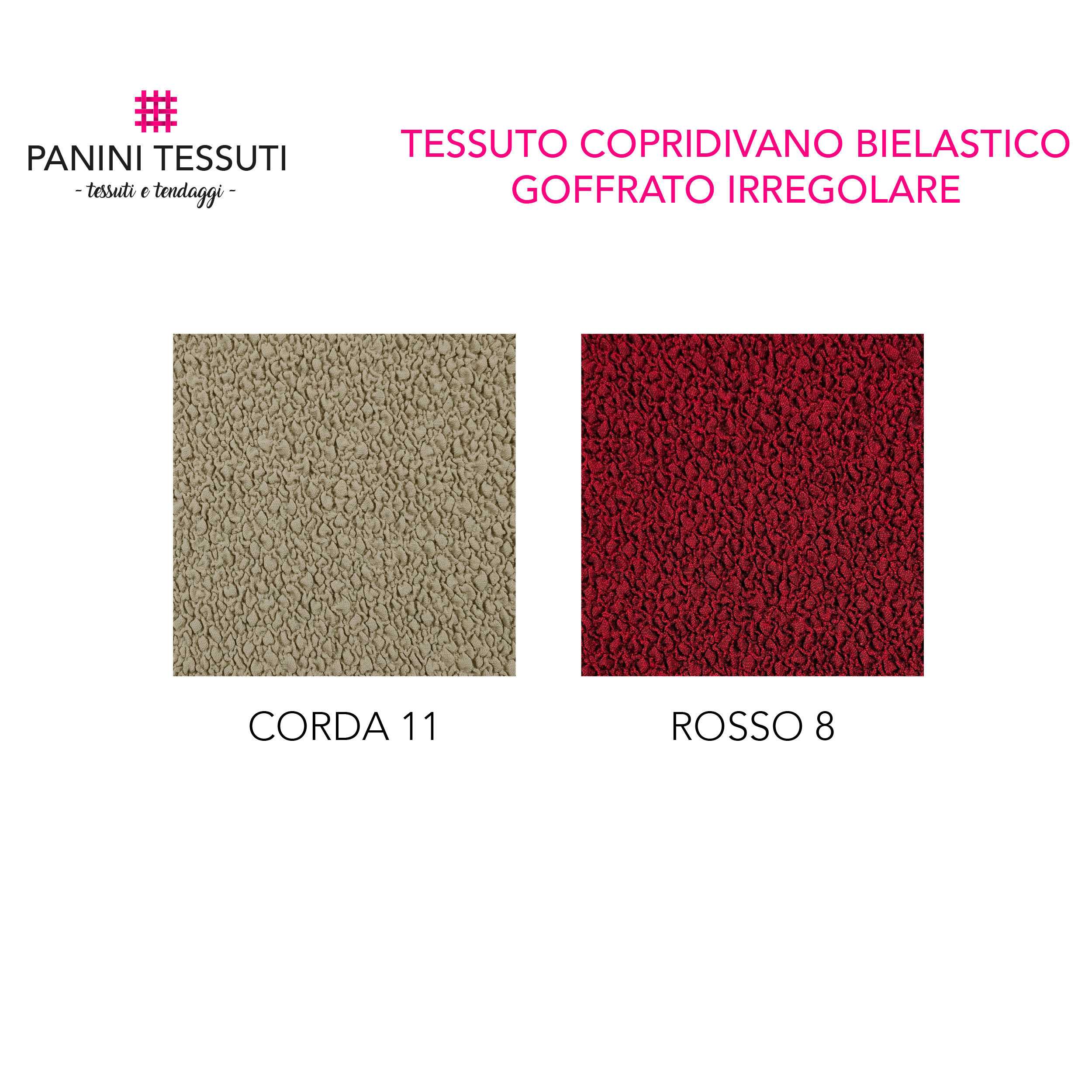 Tessuto Copridivano Bielastico Goffrato Irregolare Image