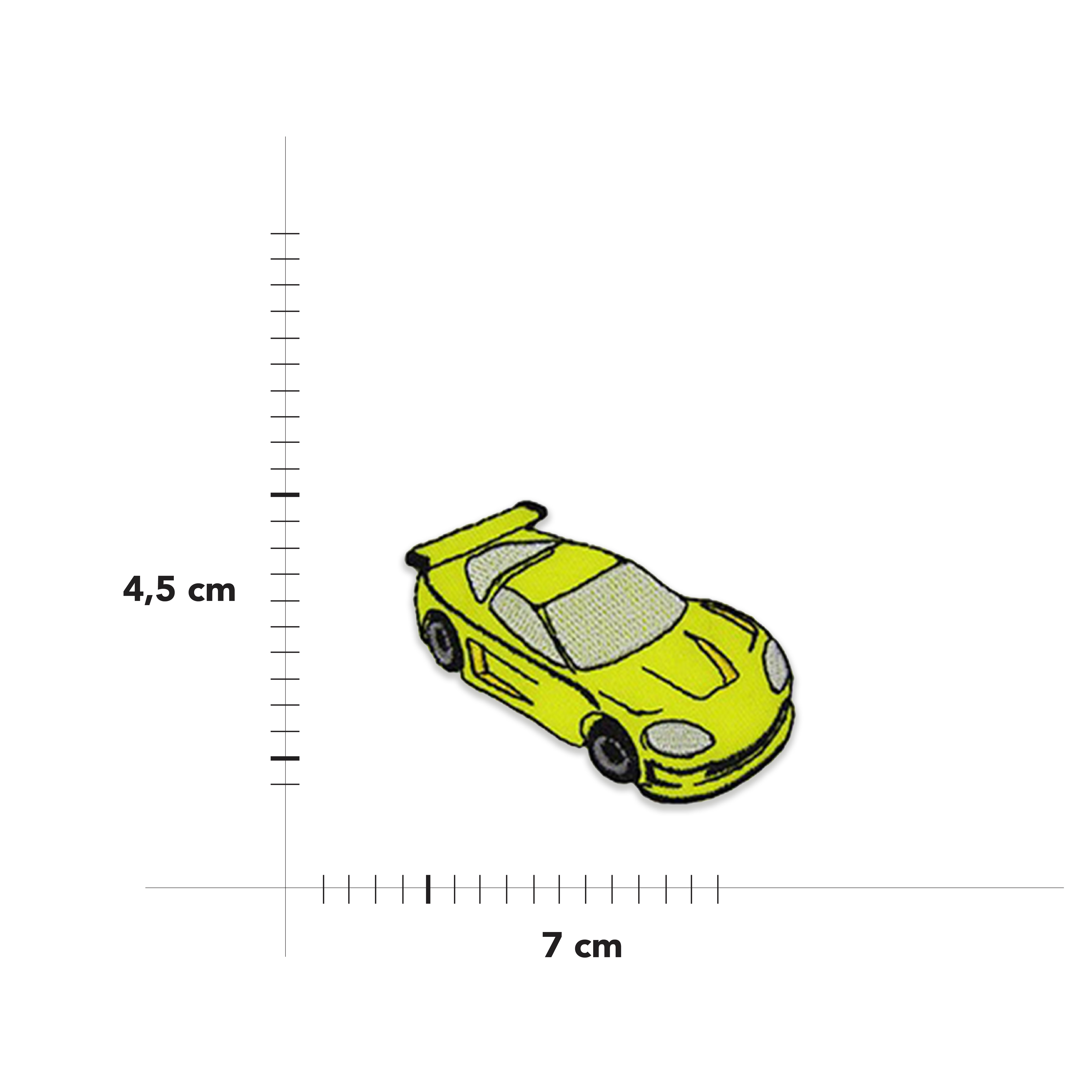  Applicazione Termoadesiva Macchina Sportiva Image