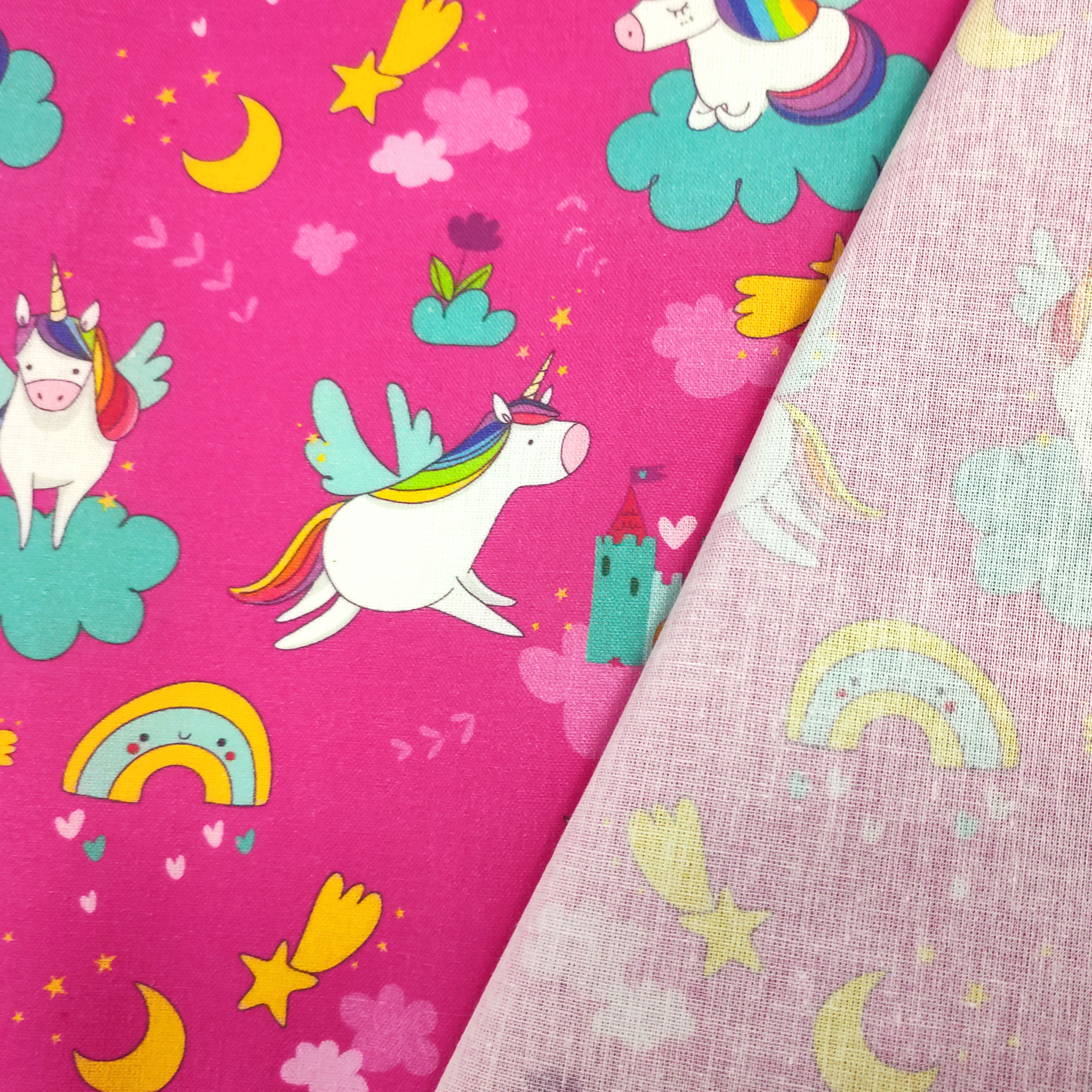 Cotone Unicorni e Castelli Piccoli