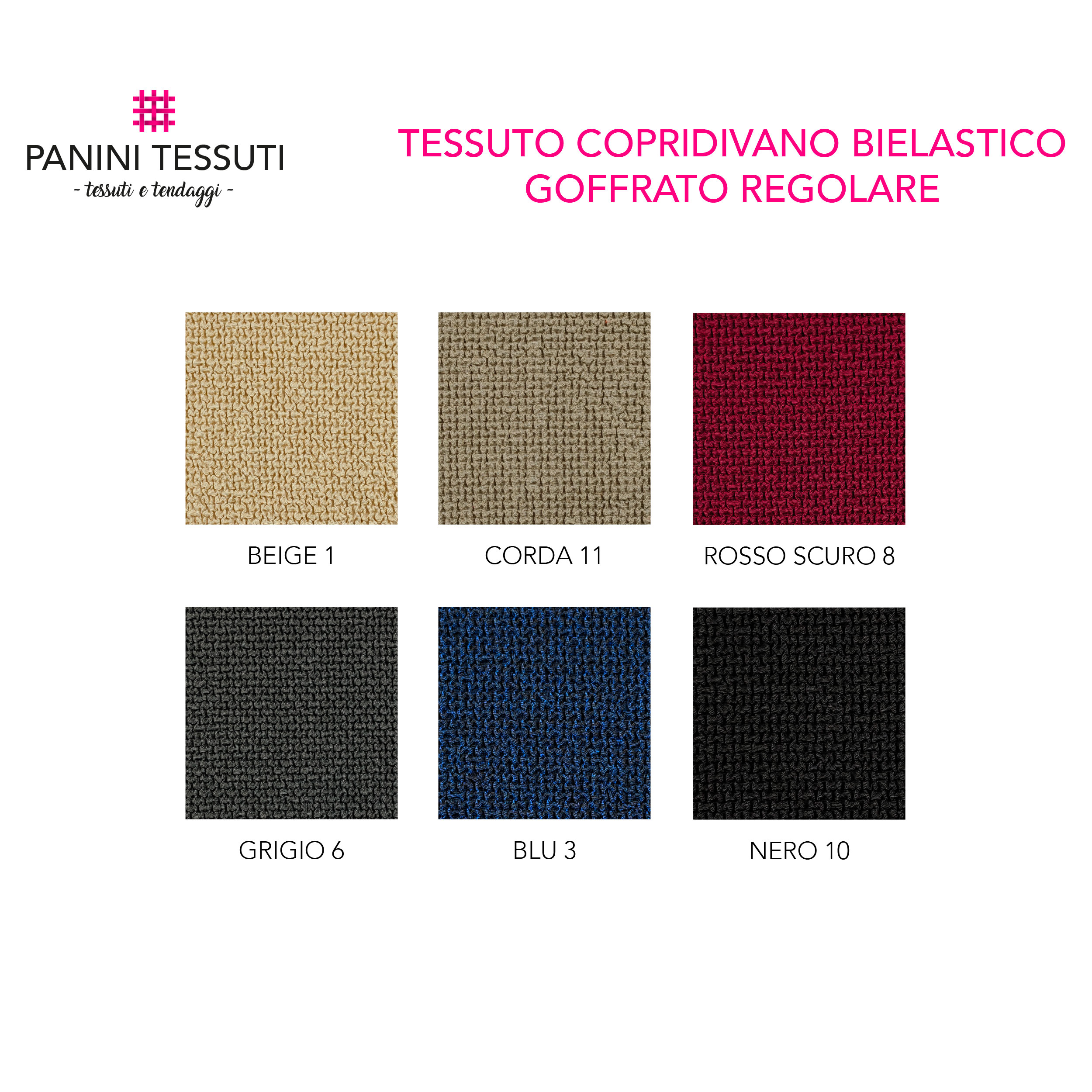 Tessuto Copridivano Bielastico Goffrato Regolare Image