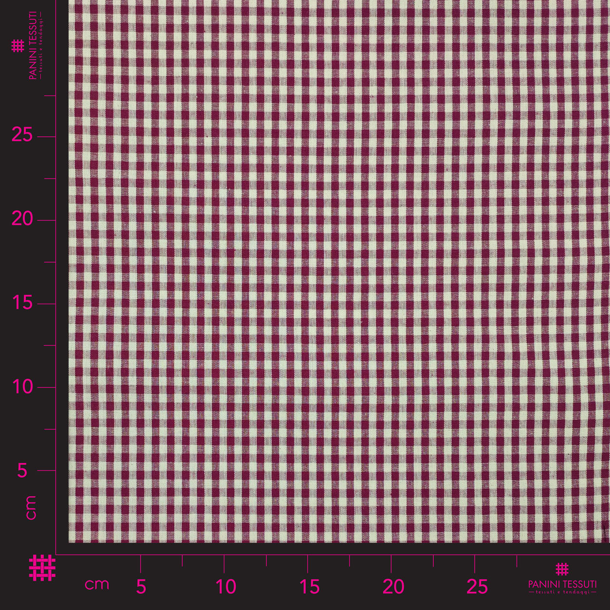 Tessuto Tovaglia Quadretto in Puro Cotone Image